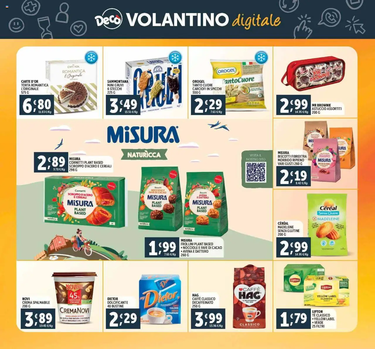 Volantino Decò del 12.09.2025 | Pagina: 23 | Prodotti: Caffè, Torta, Astuccio, Frollini