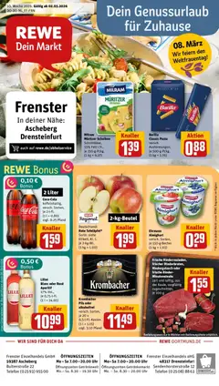Rewe Prospekt Ascheberg	 ab 02.03.2026 gültig