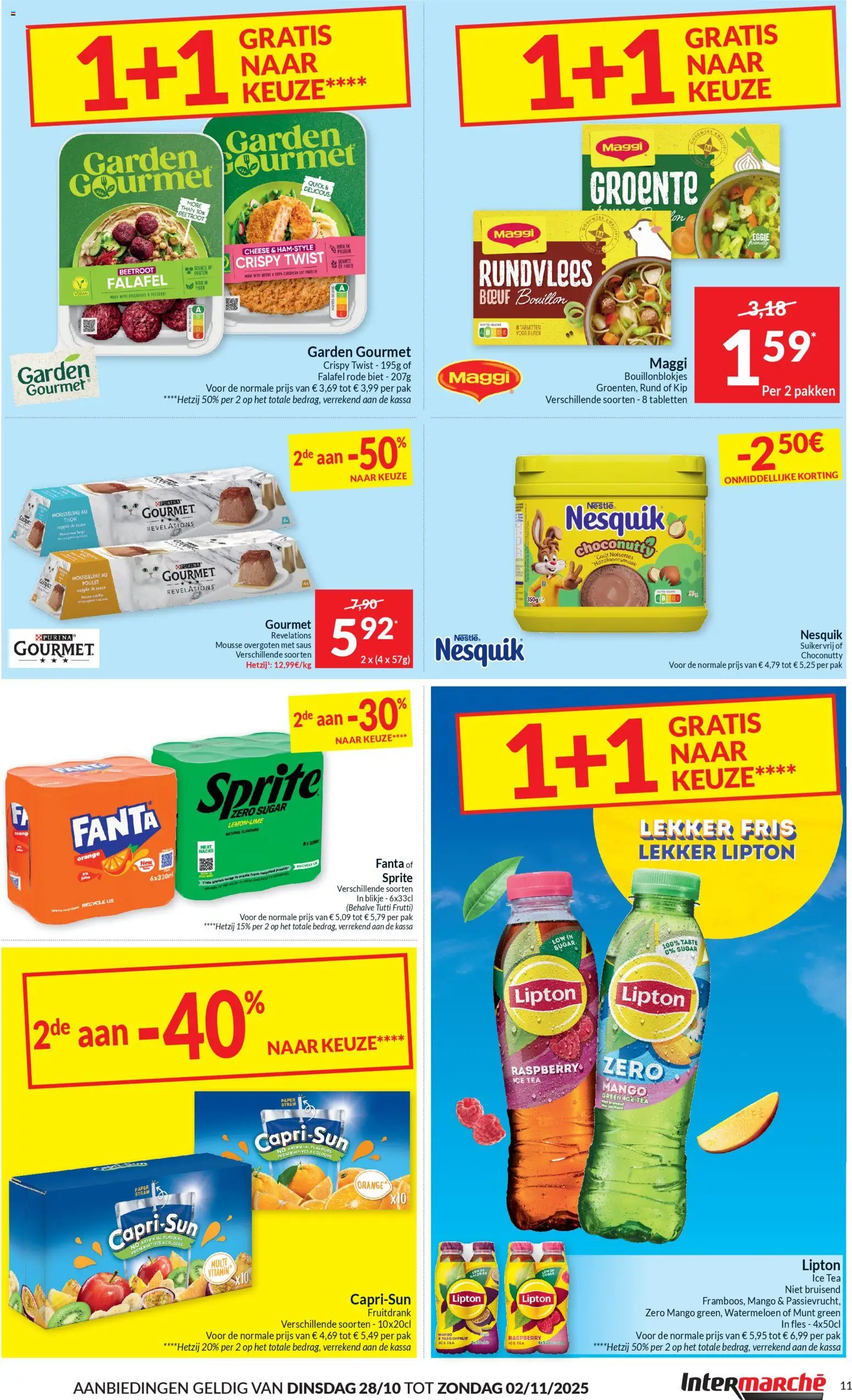 {H1} | Pagina: 11 | Producten: Fanta, Sprite, Watermeloen, Mango