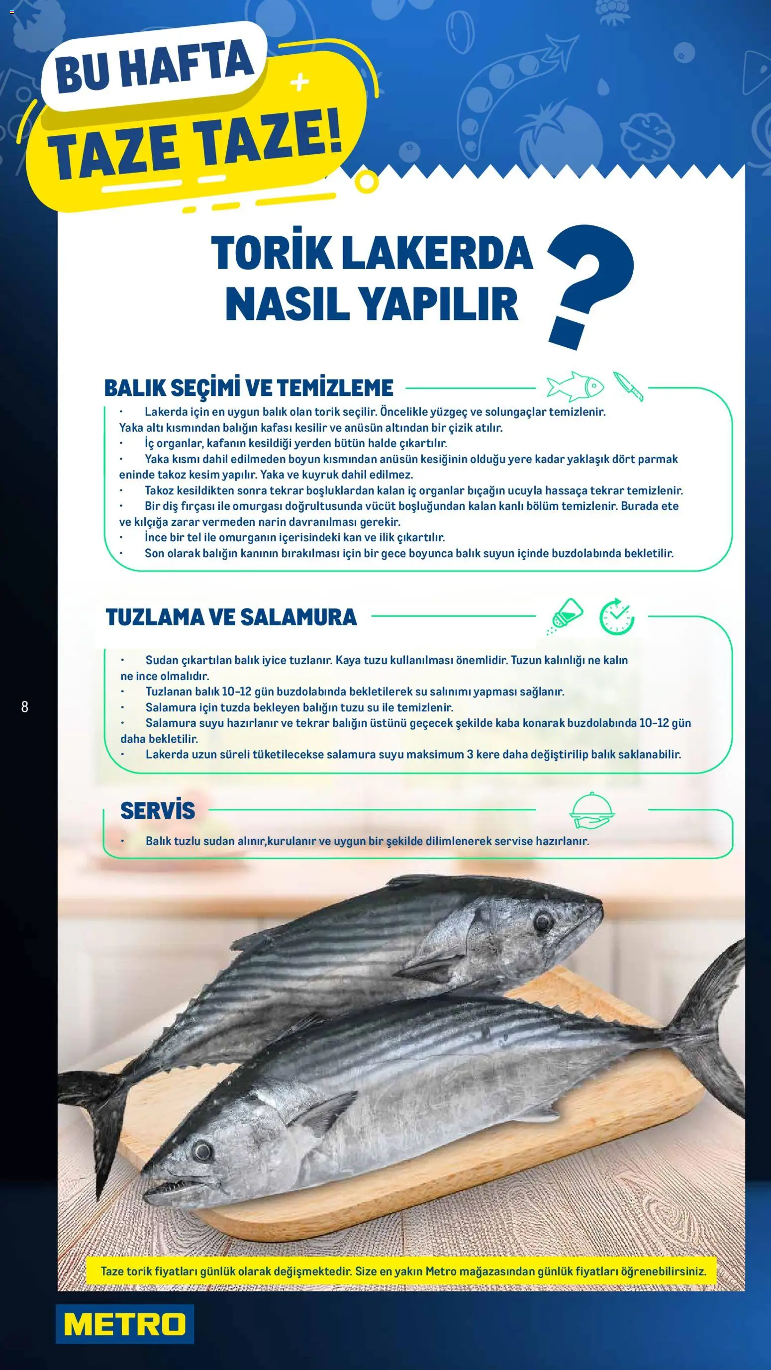 Metro Katalog - 12.11.2025 tarihinden itibaren geçerlidir | Sayfa: 8 | Ürünler: Diş fırçası, Balık, Su