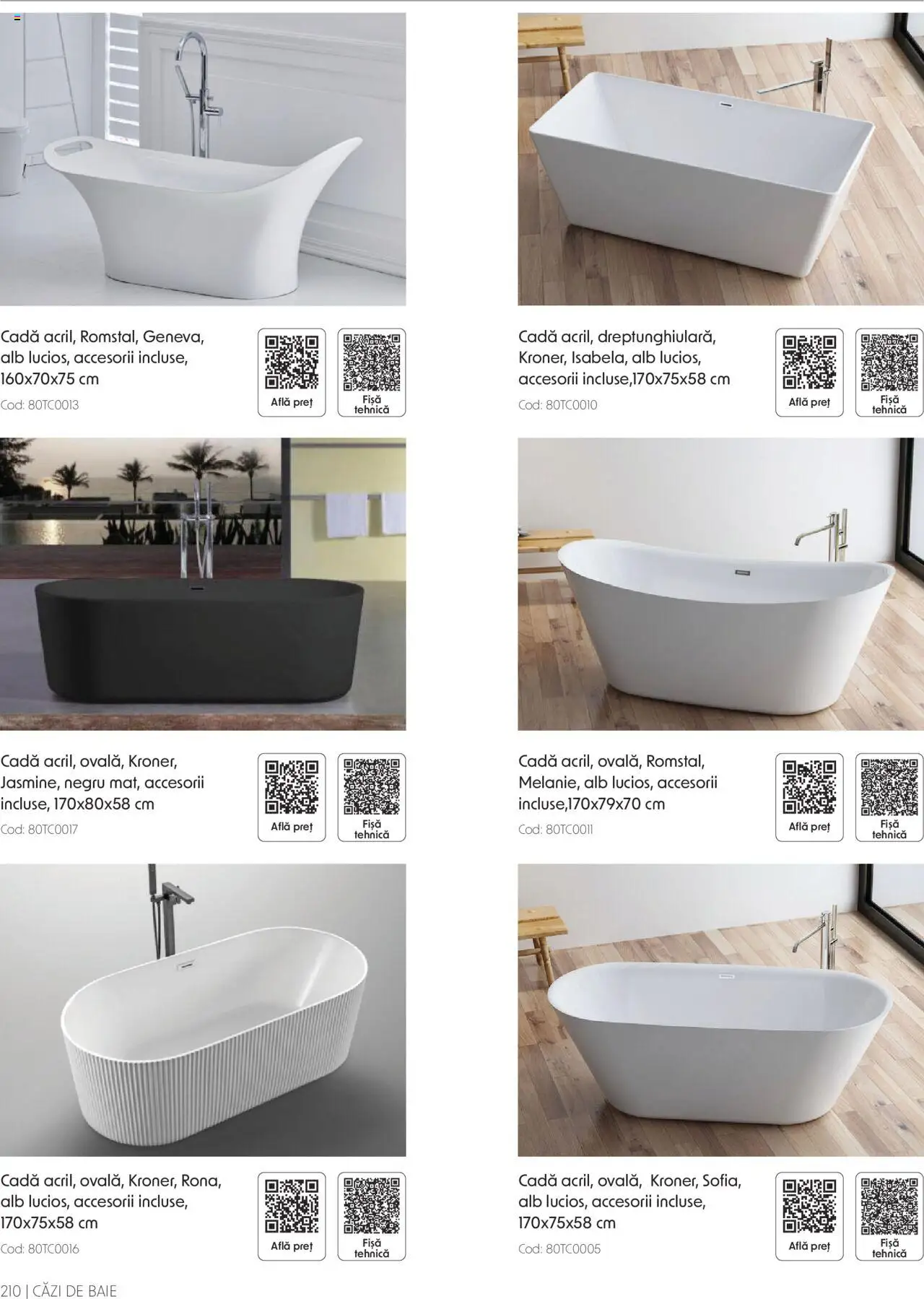 Catalog Romstal – valabil de la 25.11.2024 | Pagină: 210 | Produse: Cadă