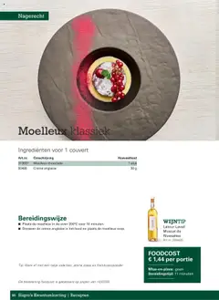 Sligro - M - Resto bistro favourite dish - Voorbeeld van een folder van Sligro, geldig van 08.10.2025 | Pagina: 60 | Producten: De oven, Crème, Chocolade, Bord