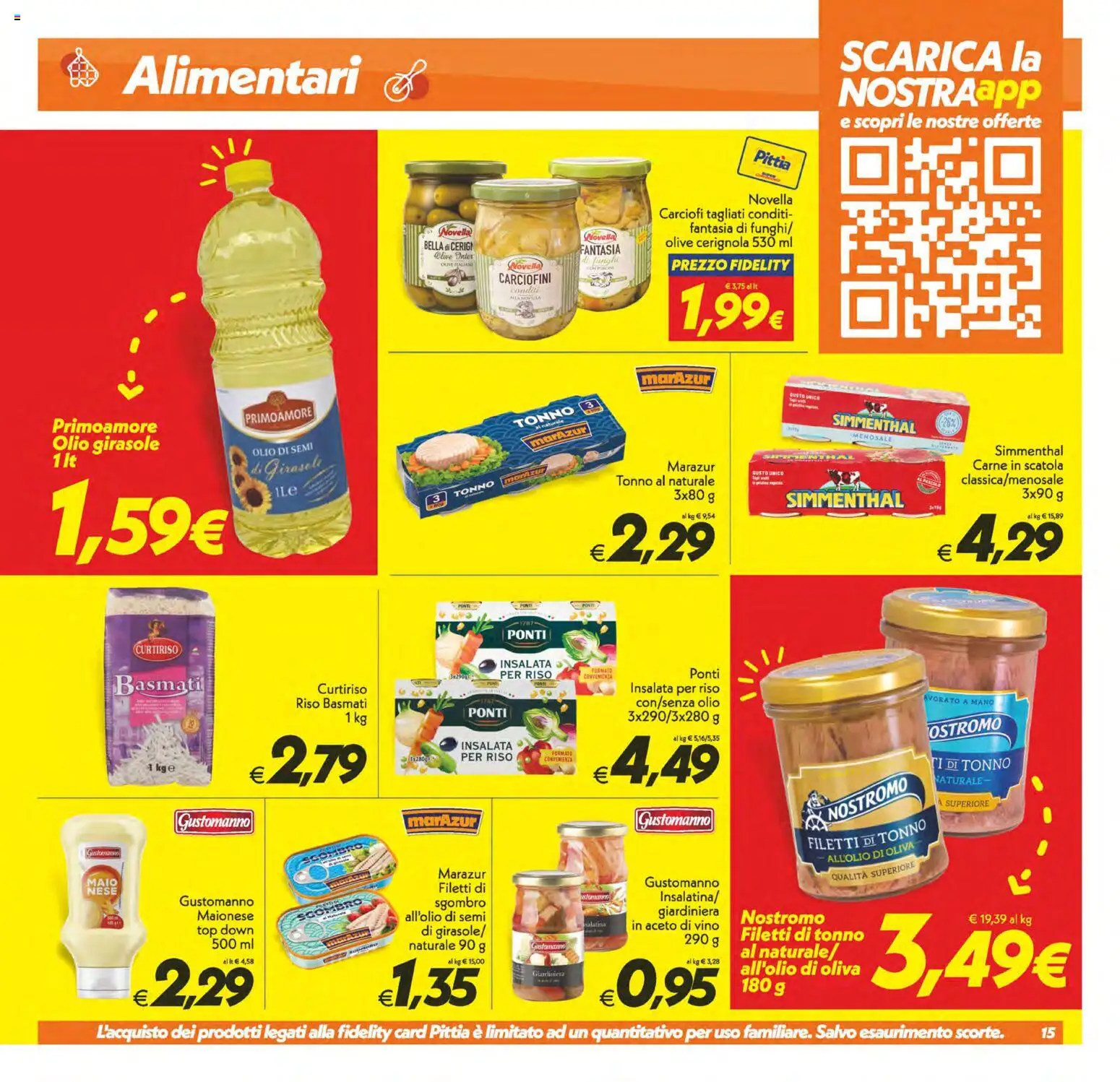 Volantino SuperConveniente del 17.04.2026 | Pagina: 15 | Prodotti: Riso, Maionese, Olio, Sgombro