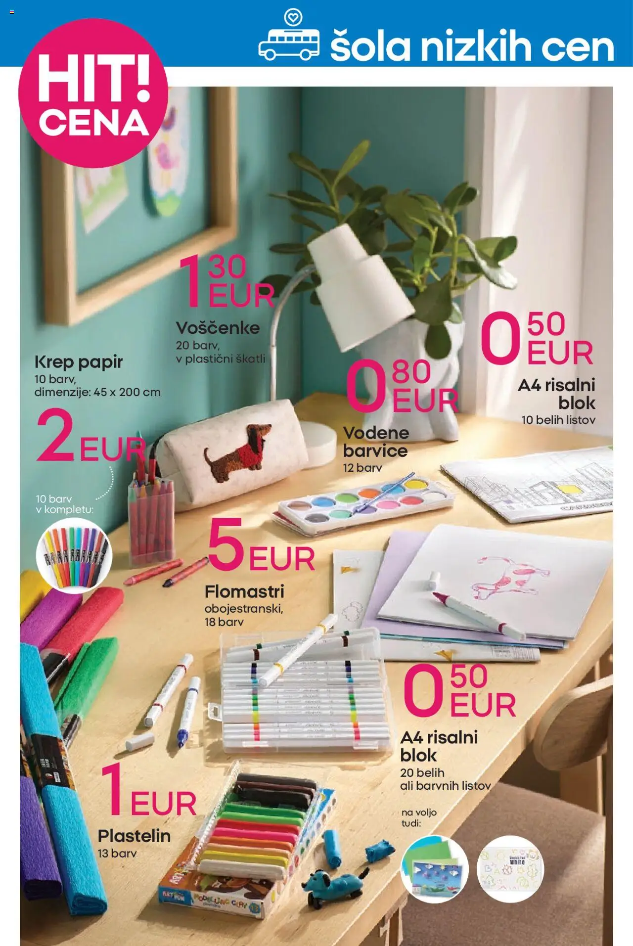 Pepco katalog │ velja od 21.08.2025 | Stran: 6 | Izdelki: Barvice, Blok