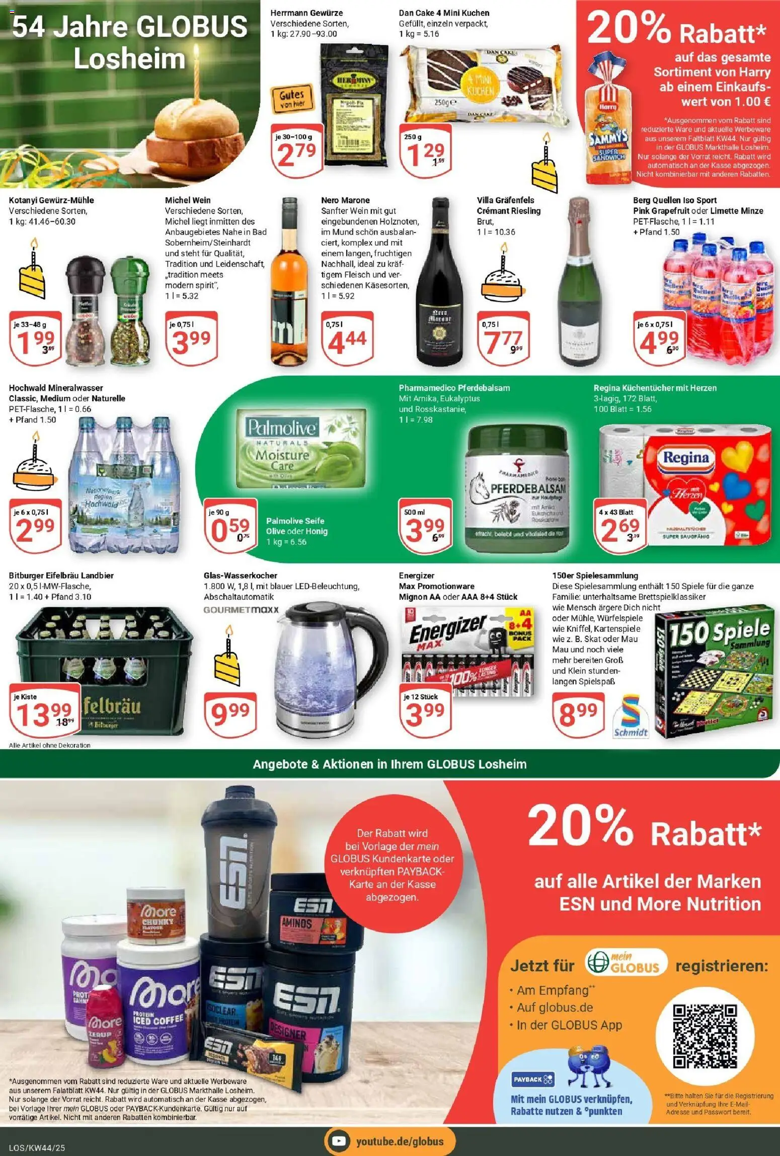 Globus prospekt Losheim Am See	 – gültig ab 26.10.2025 | Seite: 22 | Produkte: Bitburger, Mineralwasser, Seife, Limette