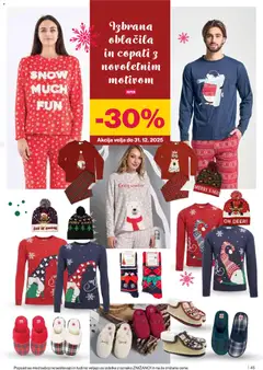 Mercator katalog akcije – veljaven od 11.12.2025 | Stran: 45 | Izdelki: Oblacila, Copati