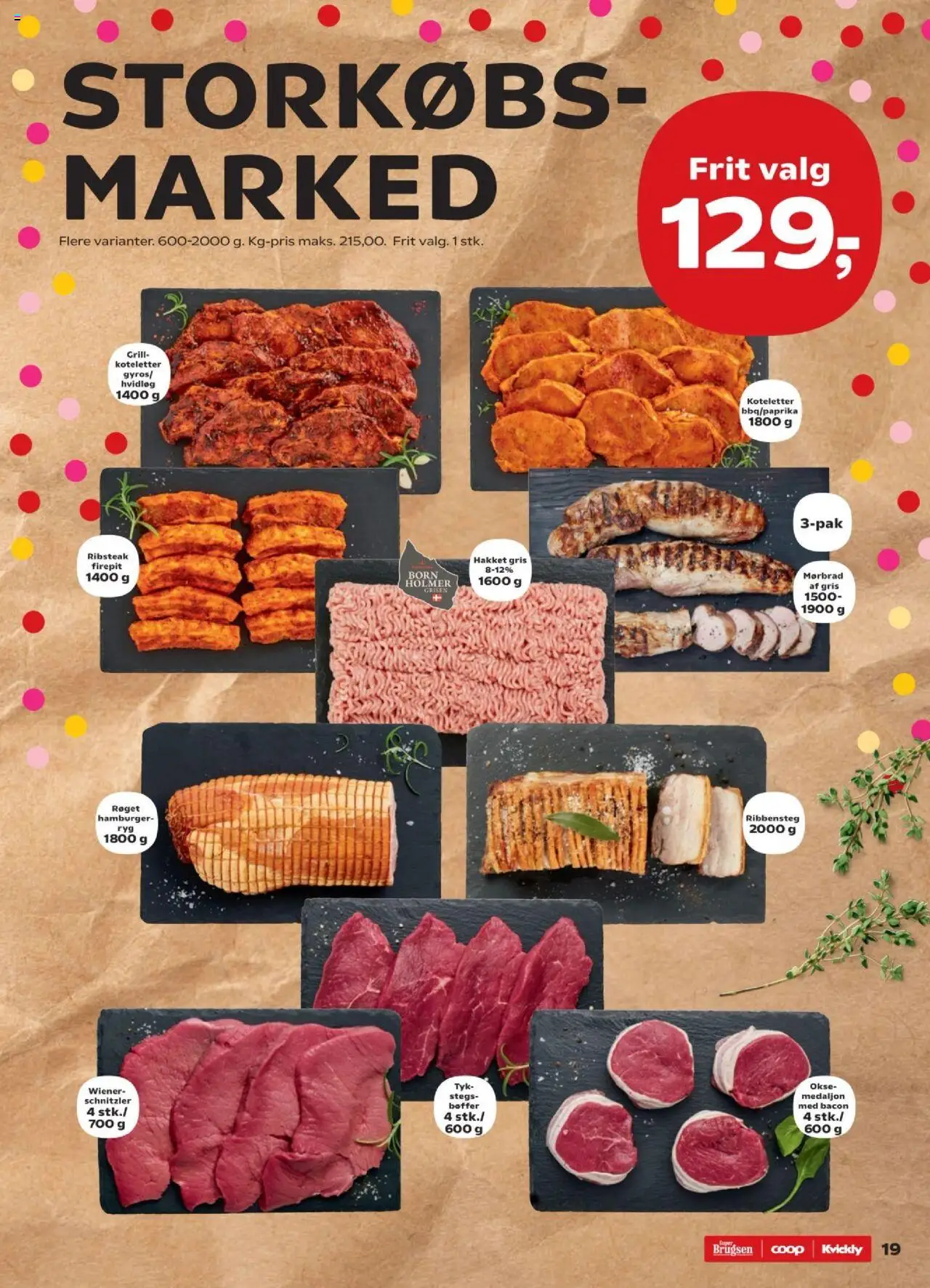 Super Brugsen Tilbudsavis gyldig fra 07.08.2025 | Side: 19 | Produkter: Bøffer, Hvidløg, Schnitzler, Grill