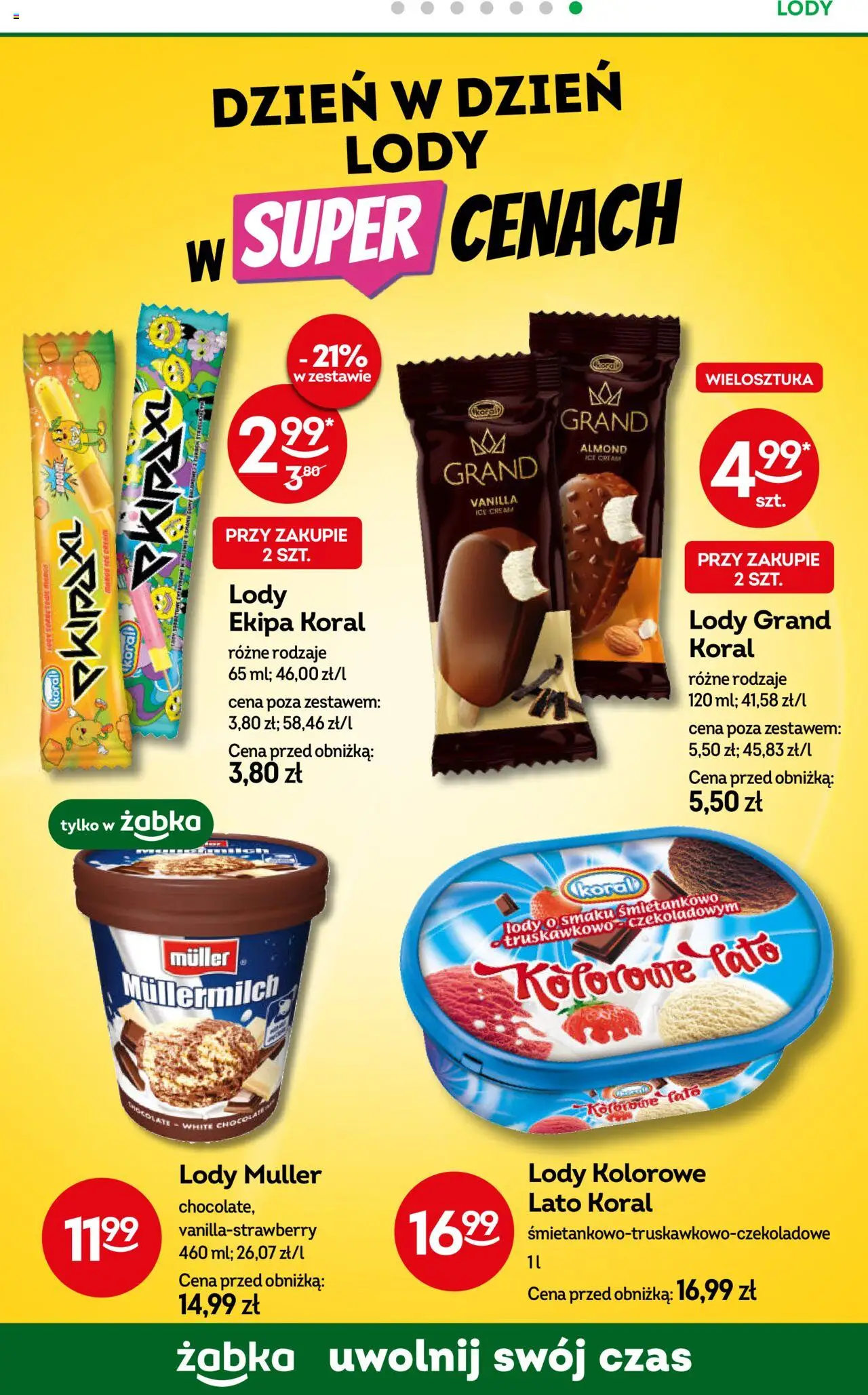 Żabka Gazetka od 24.09.2025 | Strona: 73 | Produkty: Vifon, Boczek, Zupa, Makaron
