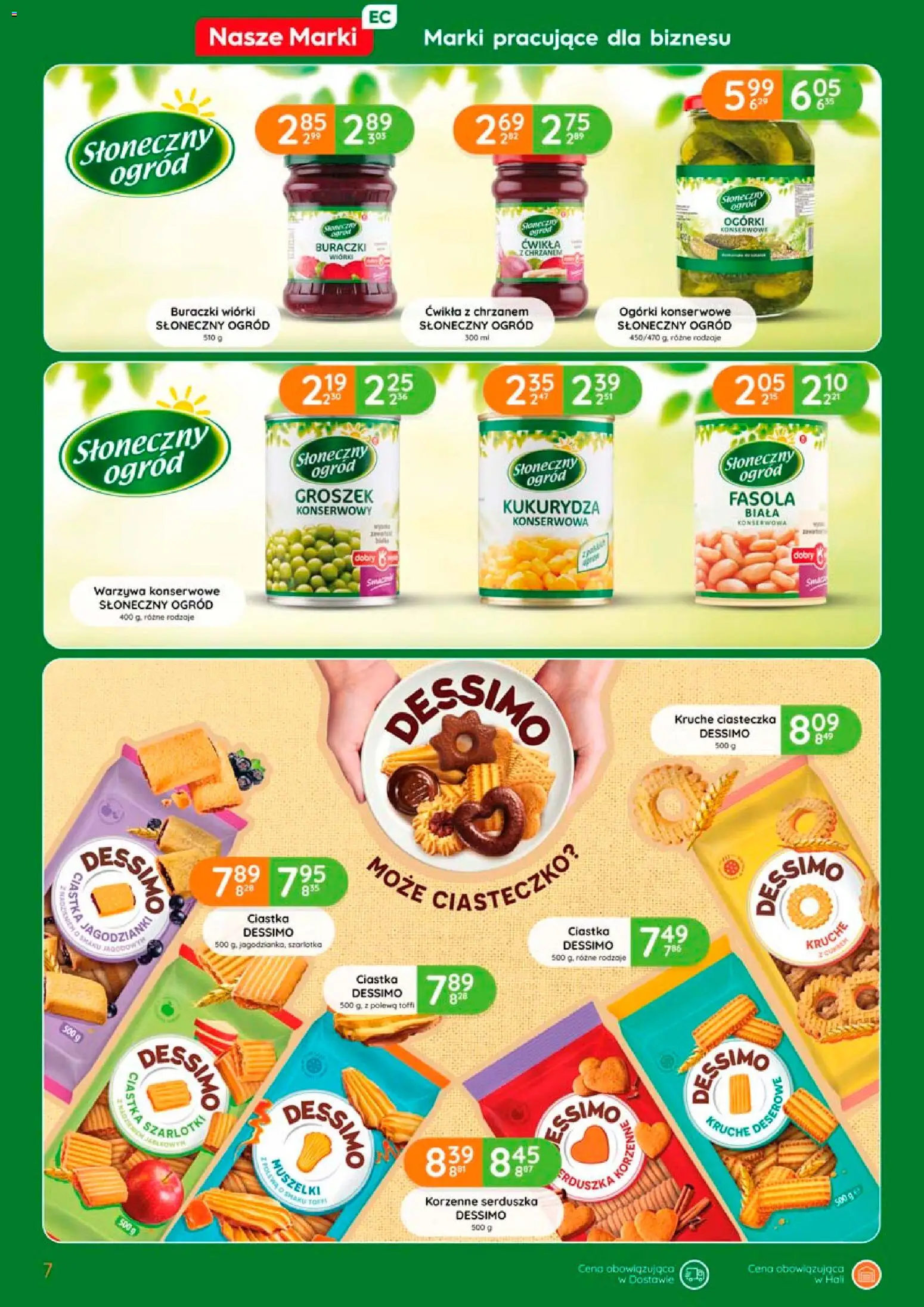 Eurocash gazetka - Oferta Produktowa od 05.03.2026 | Strona: 7 | Produkty: Kukurydza, Ciastka, Ciasteczka, Warzywa