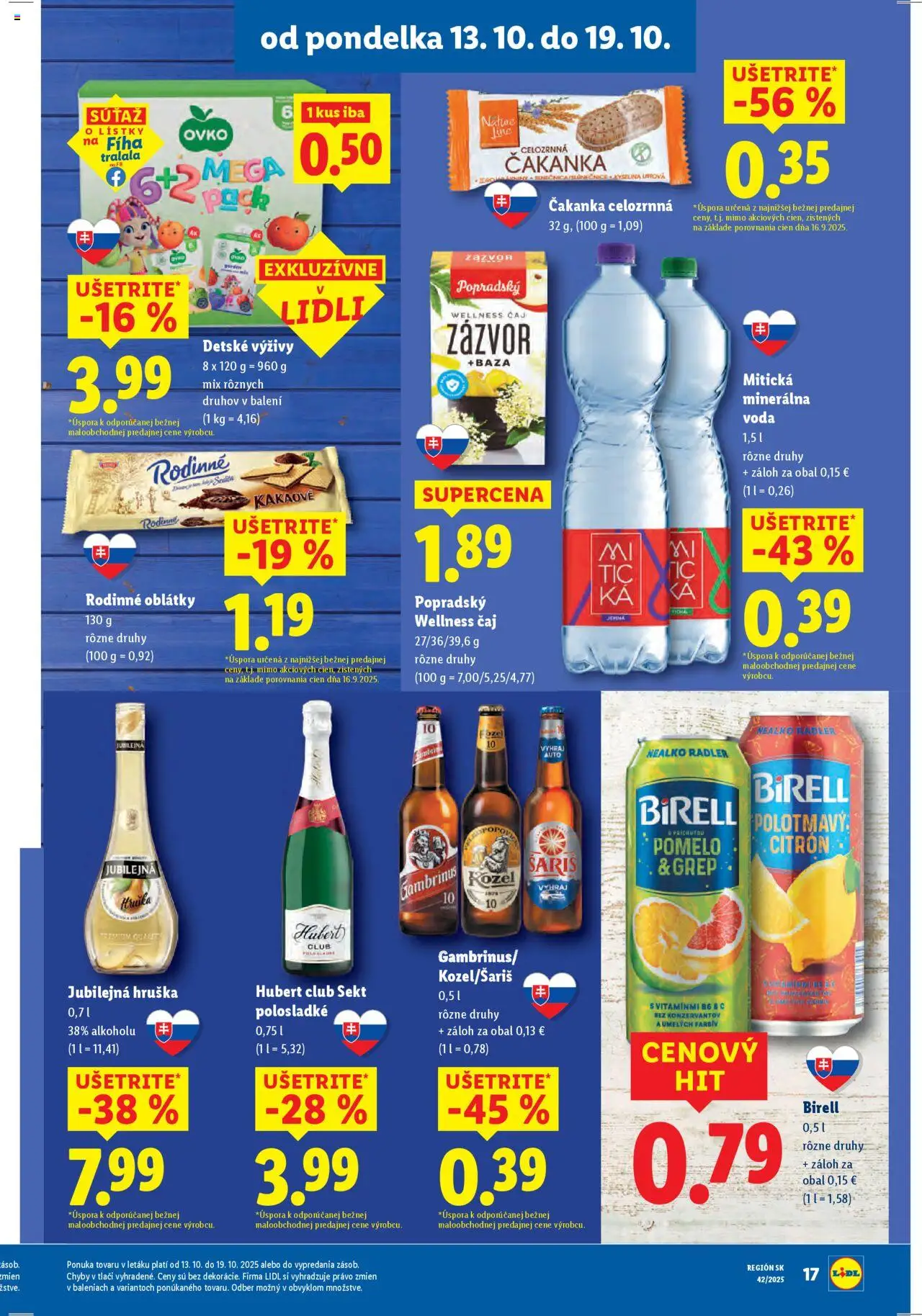 Nové Lidl akcie – leták je platný od 13.10.2025 | Strana: 25 | Produkty: Zázvor, Voda, Pomelo, Gambrinus