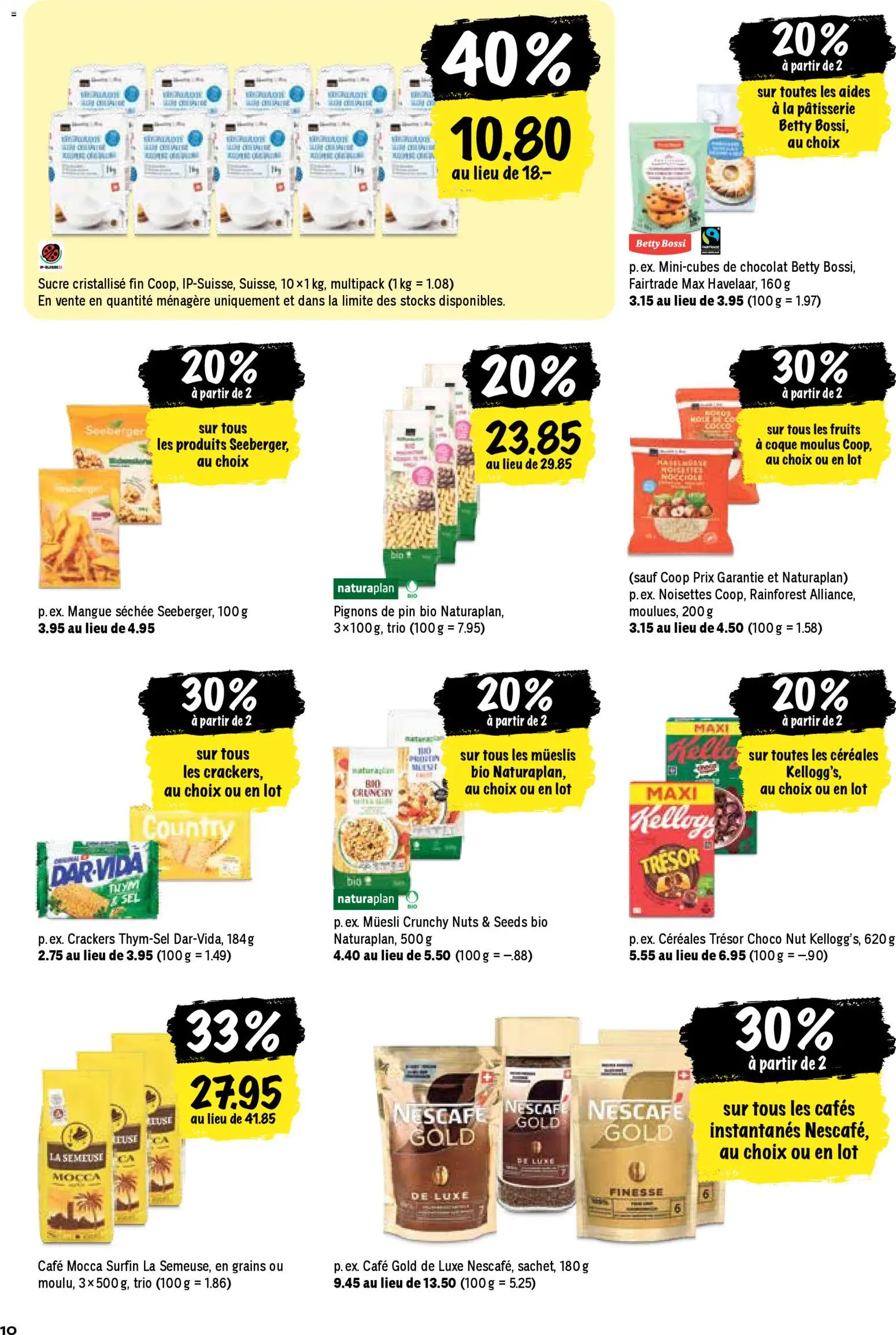 Coop aktionen FR – gültig ab 19.03.2026 | Seite: 10 | Produkte: Mango