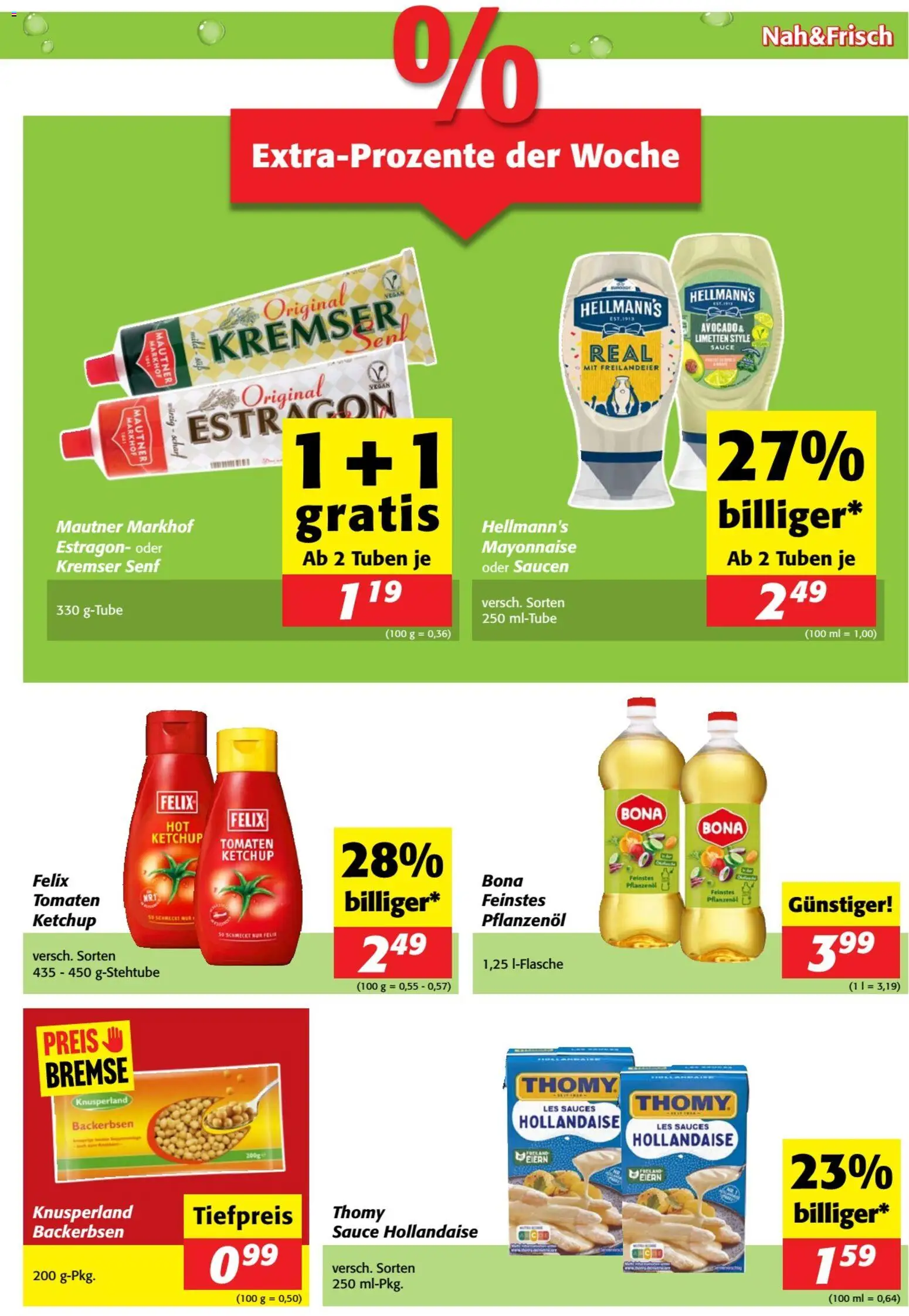 Nah und Frisch Flugblatt gültig ab 29.04.2026 | Seite: 5 | Produkte: Ketchup, Avocado, Mayonnaise, Tomaten