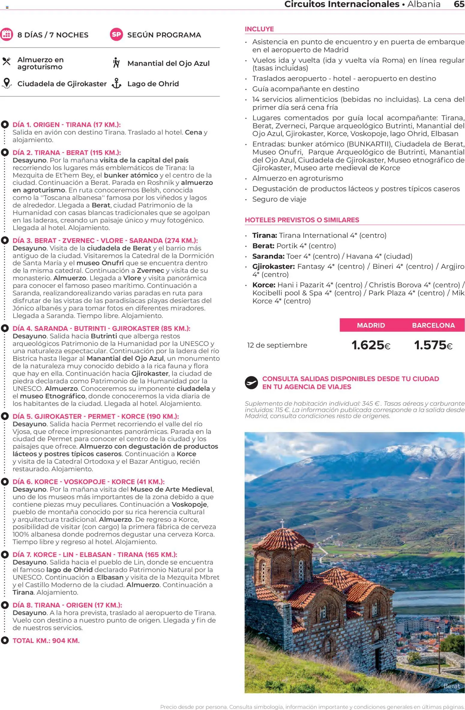 Viajes El Corte Inglés Circuitos exclusivos │ válido desde el 28.03.2026 | Página: 65 | Productos: Cerveza