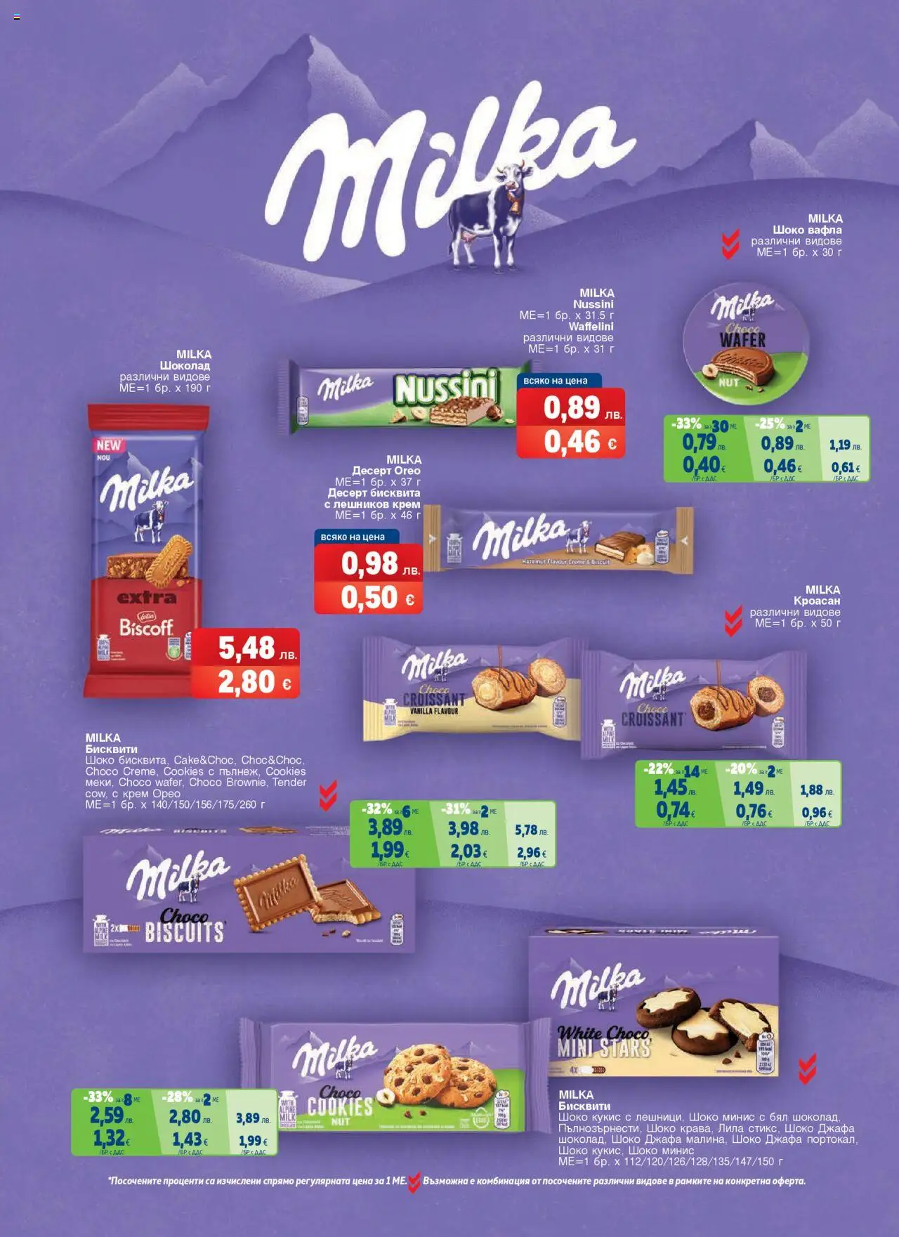  | Страница: 26 | Продукти: Крем, Кроасан, Бисквити, Вафла