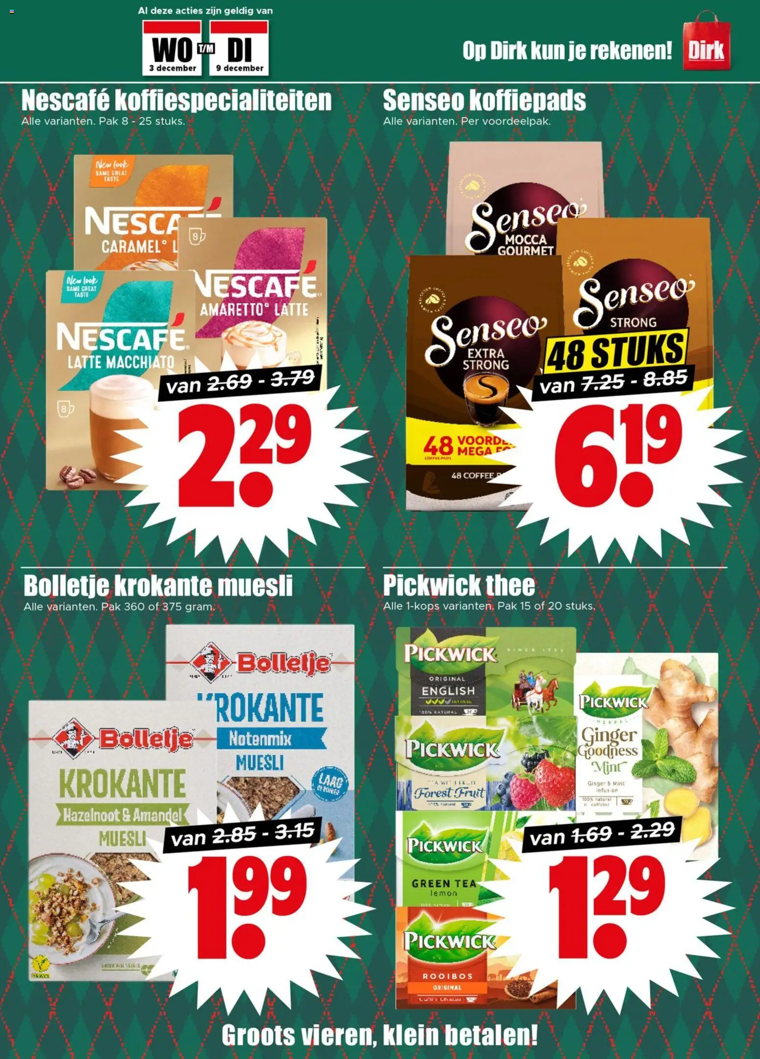 {H1} | Pagina: 31 | Producten: Koffiepads, Thee, Muesli, Fruit