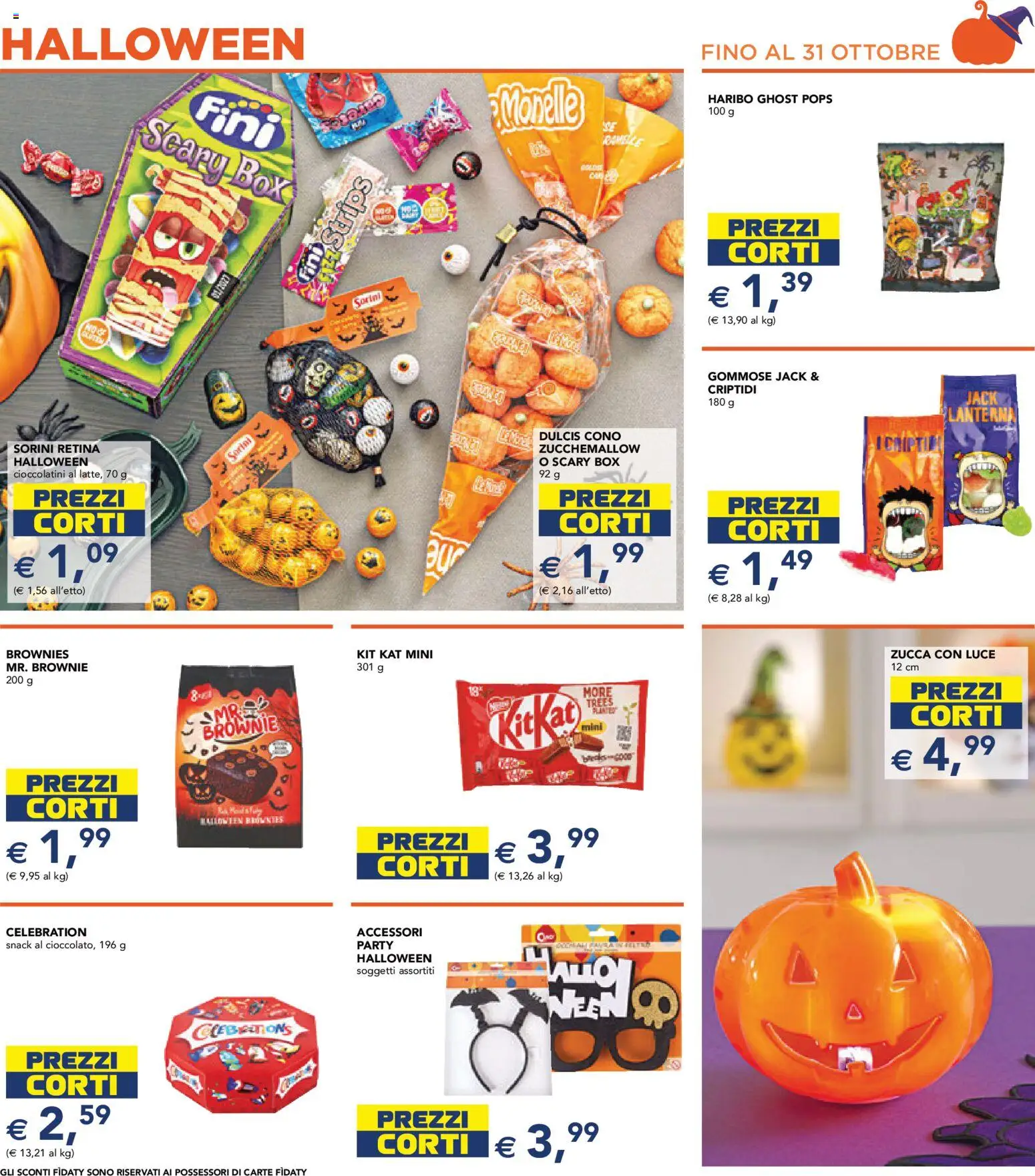 Volantino Esselunga S del 23.10.2025 | Pagina: 22 | Prodotti: Lanterna, Zucca, Cioccolatini