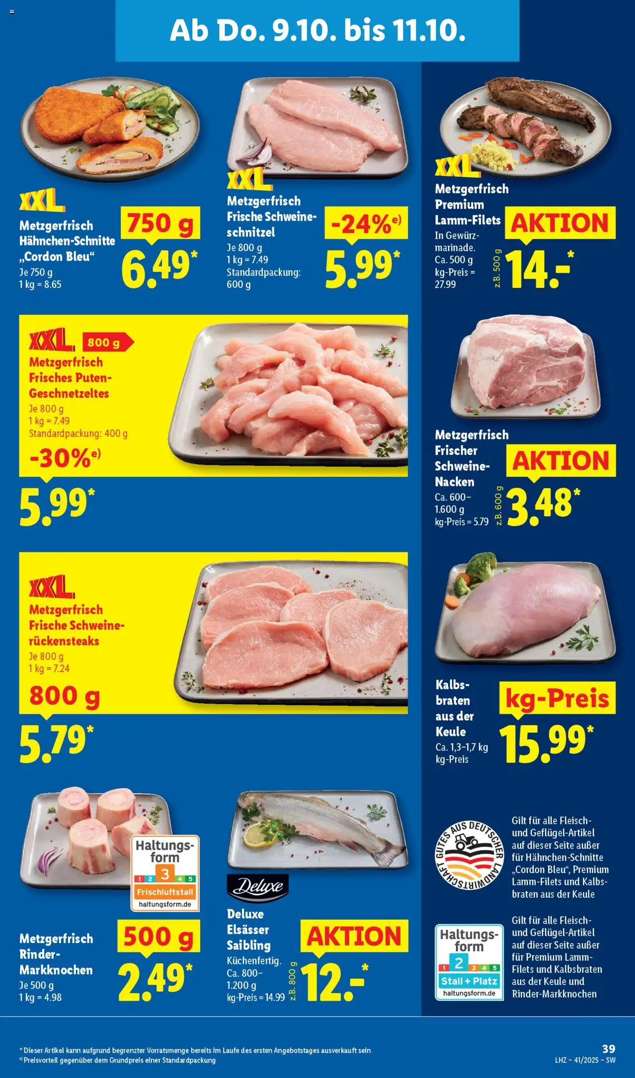 Lidl Prospekt Nagold – gültig ab 06.10.2025 | Seite: 55 | Produkte: Schnitzel, Fleisch