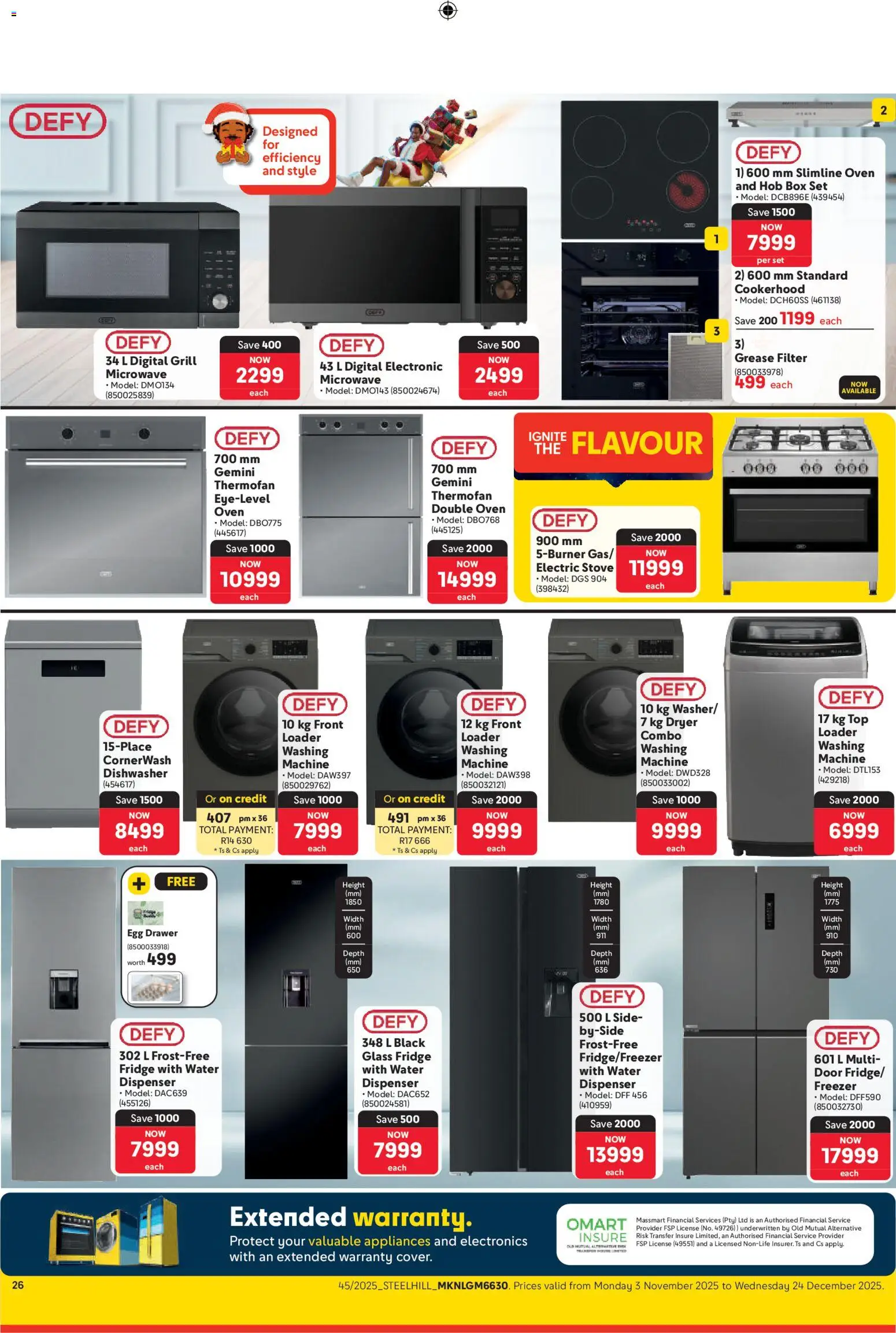 New Makro catalogue – valid from 03.11.2025 | Page: 26 | Products: Freezer, Washing machine, Dryer, Box