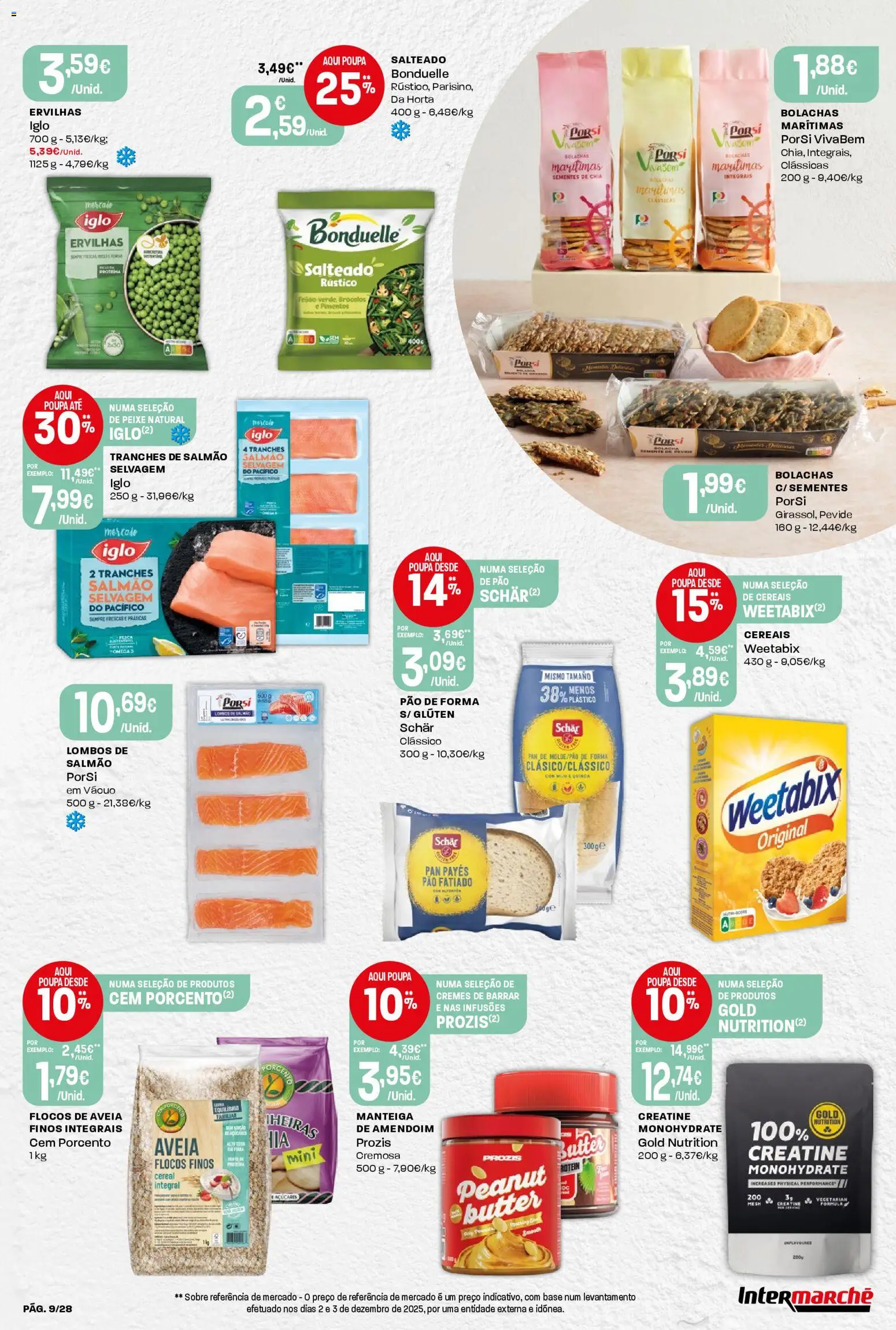Intermarché Folheto Contact │ válido de 15.01.2026 | Página: 9 | Produtos: Aveia, Brócolos, Pão de forma, Pão