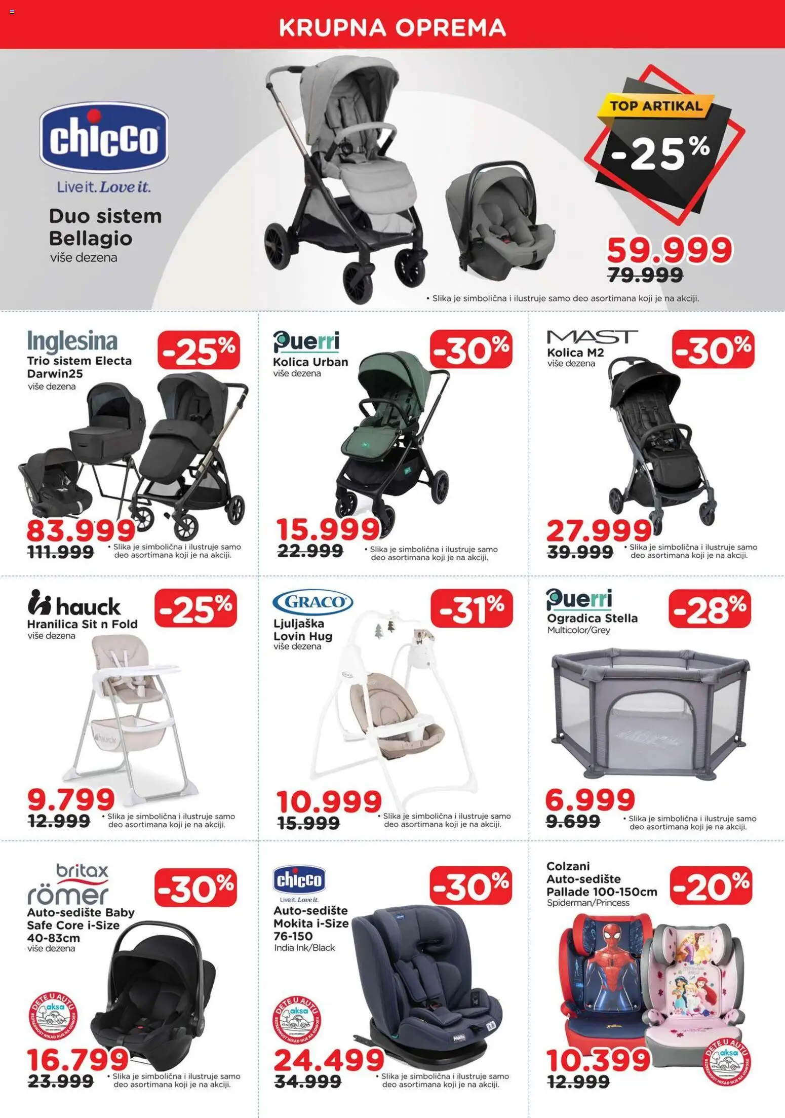 Aksa katalog - važi od 03.01.2026 | Strana: 3 | Proizvode: Mast, Kolica, Ljuljaška