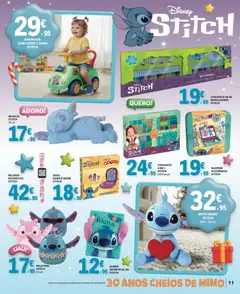 Pré-visualização E.Leclerc Brinquedos de Natal válido de 11.11.2025 | Página: 11 | Produtos: Relógio, Top, Peluches