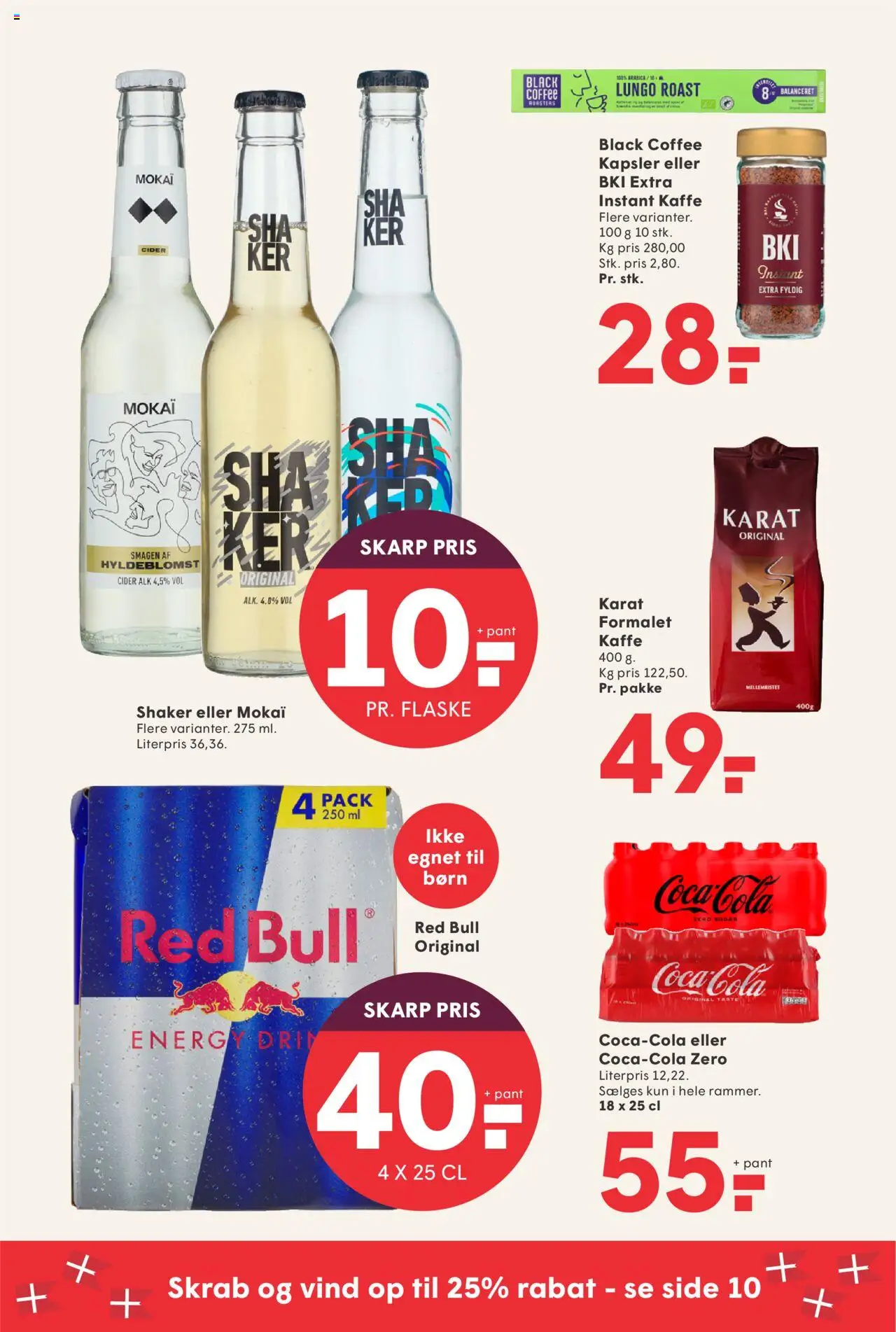 Spar tilbudsavis – gyldig fra 12.09.2025 | Side: 21 | Produkter: Kaffe, Cider, Instant Kaffe
