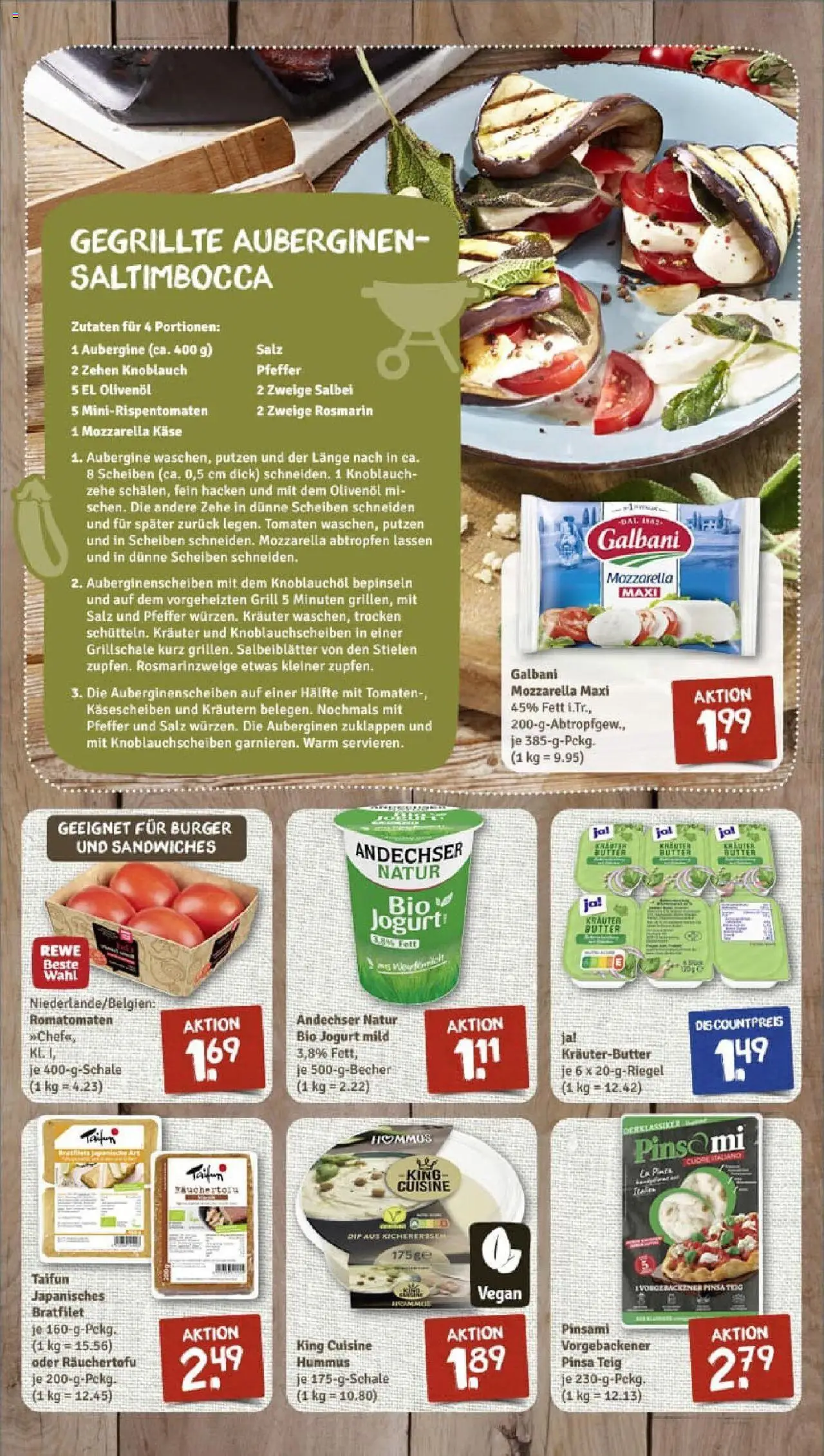 Rewe prospekt Wuppertal / Barmen	 - gültig ab dem 06.07.2025 | Seite: 2 | Produkte: Grill, Butter, Salz, Knoblauch