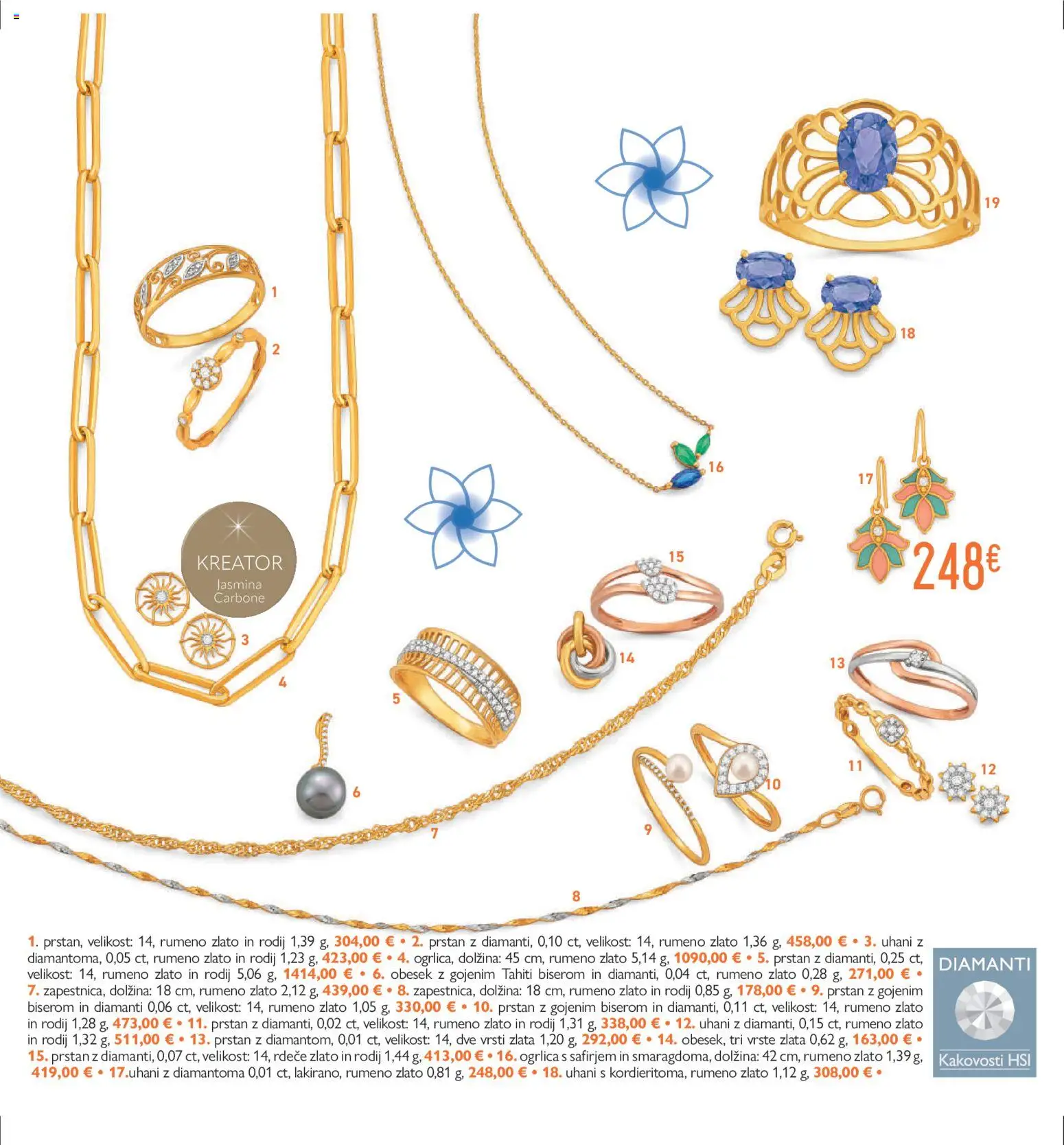 Novi E.leclerc katalog ponudbe – veljaven od 07.04.2026 | Stran: 8 | Izdelki: Prstan, Uhani