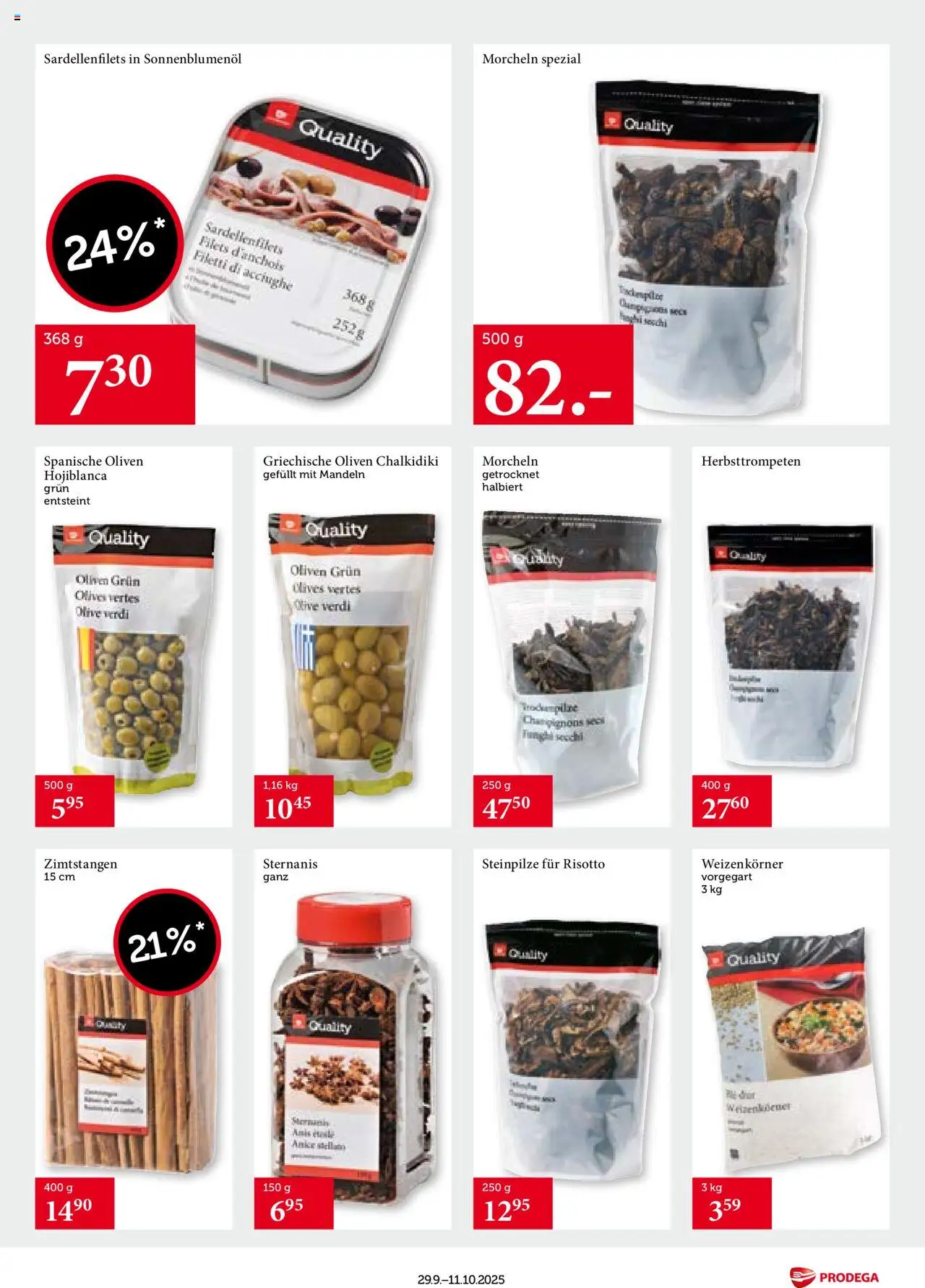 Prodega Aktionen Transgourmet Quality – gültig ab 29.09.2025 | Seite: 13 | Produkte: Champignons