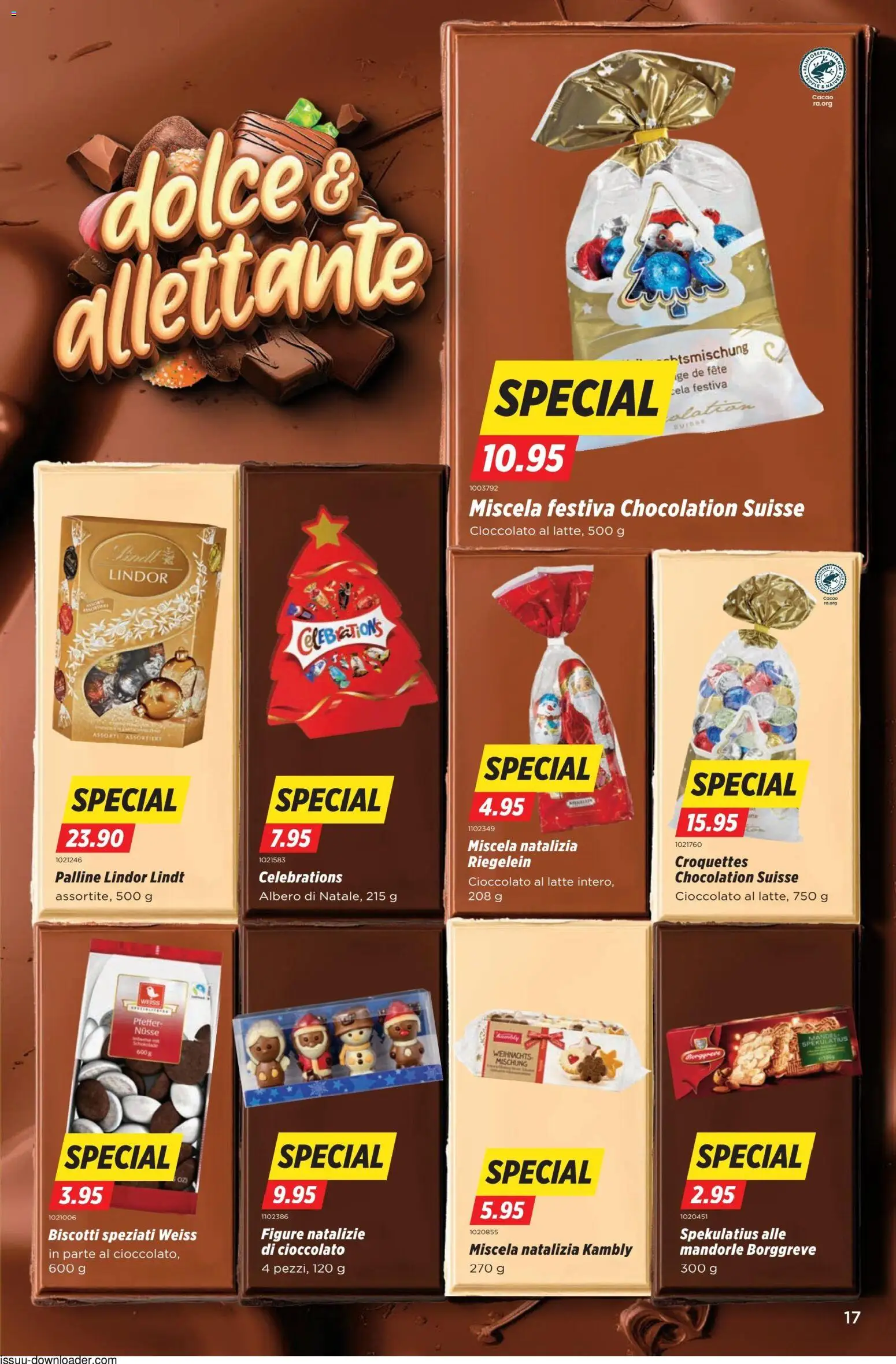 Denner Aktionen IT – gültig ab 28.10.2025 | Seite: 17 | Produkte: Celebrations, Nüsse, Pfeffer