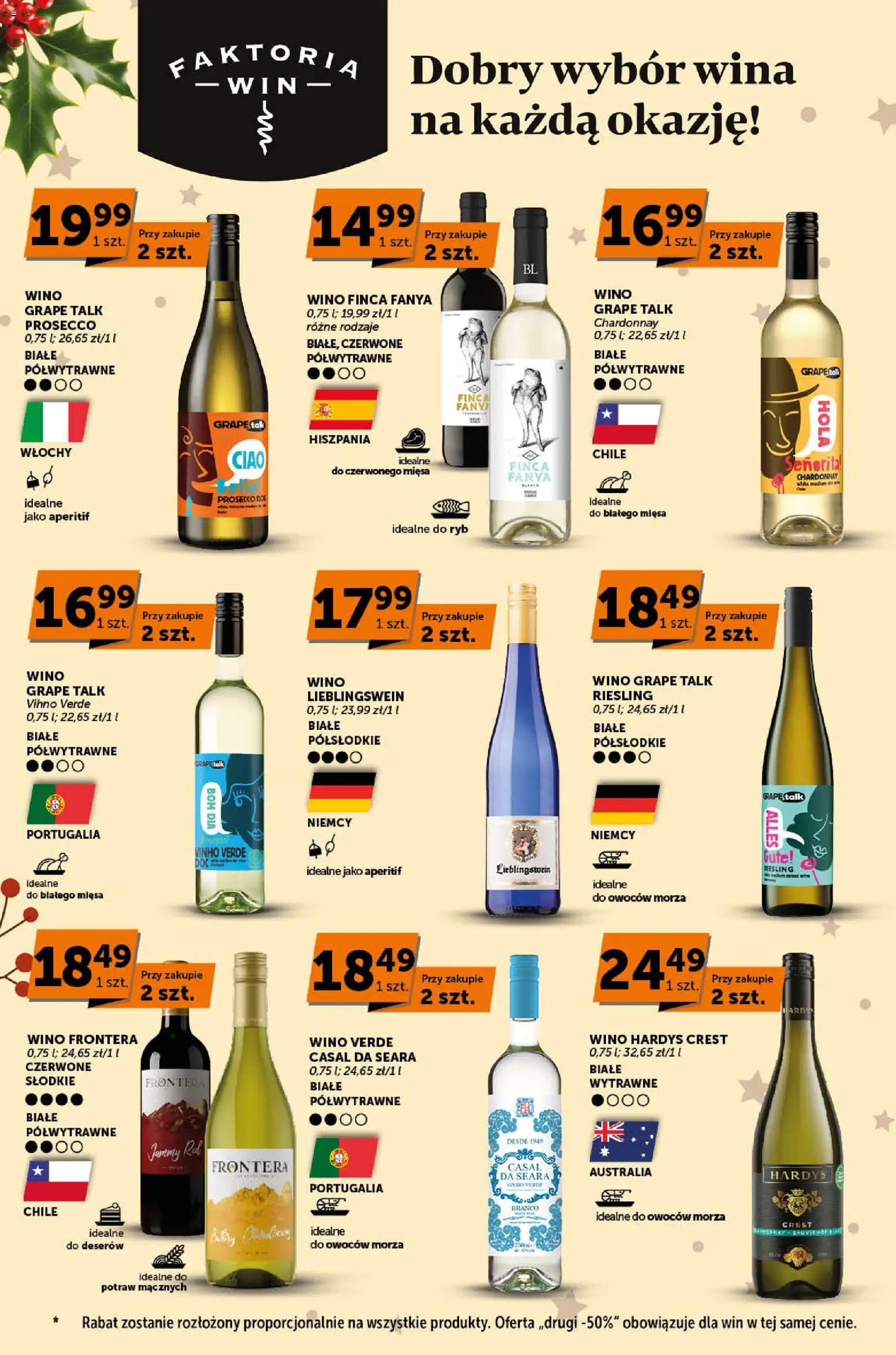 Groszek Gazetka - Faktoria Win od 19.02.2026 | Strona: 2 | Produkty: Riesling, Chardonnay, Wino, Prosecco