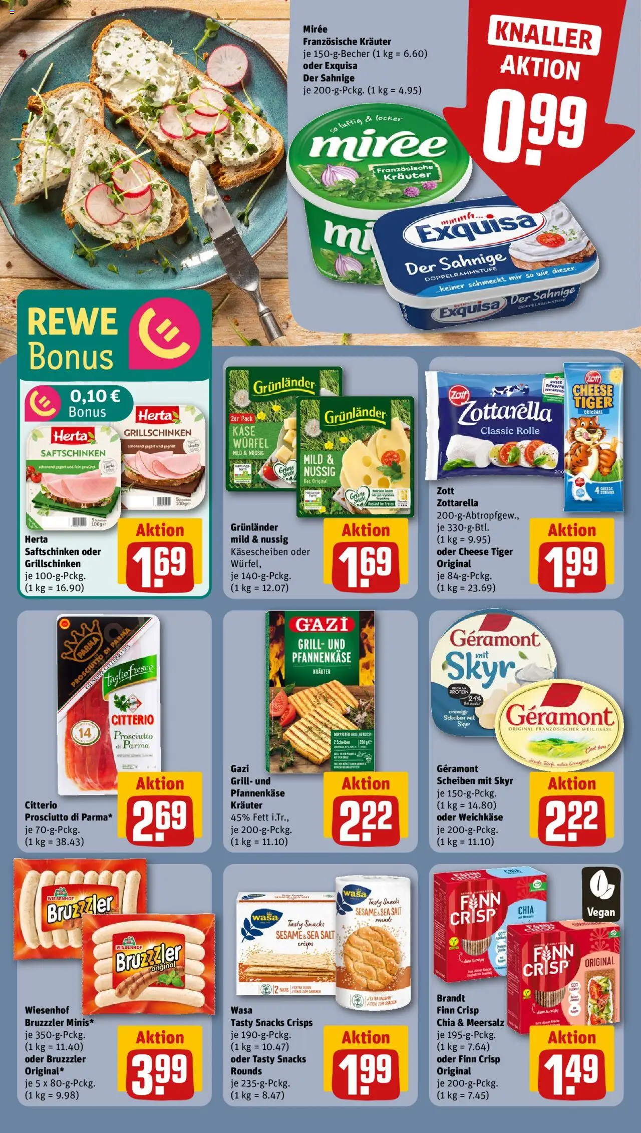 Rewe ihr Kaufpark Prospekt 	 - gültig ab dem 16.06.2025 | Seite: 10 | Produkte: Grill, Geramont, Exquisa, Grunlander