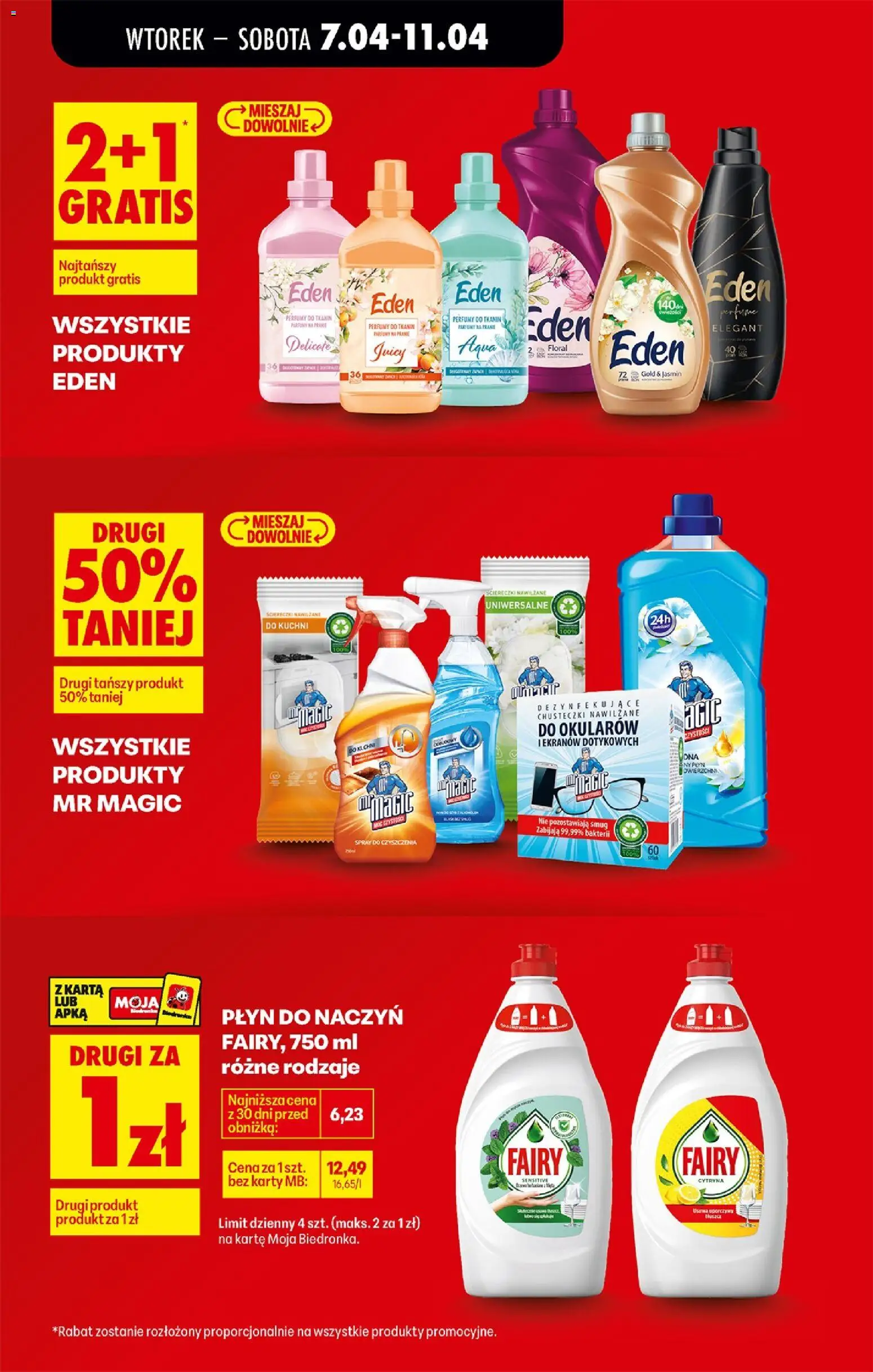 Biedronka gazetka od wtorku od 07.04.2026 | Strona: 19 | Produkty: Cytryna, Karta, Perfumy, Fairy
