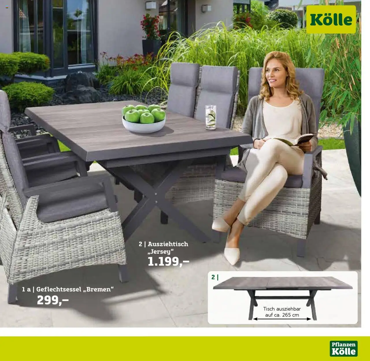 Pflanzen-Kölle Gartenmöbel Katalog 2025 – gültig ab 22.01.2025 | Seite: 33 | Produkte: Tisch