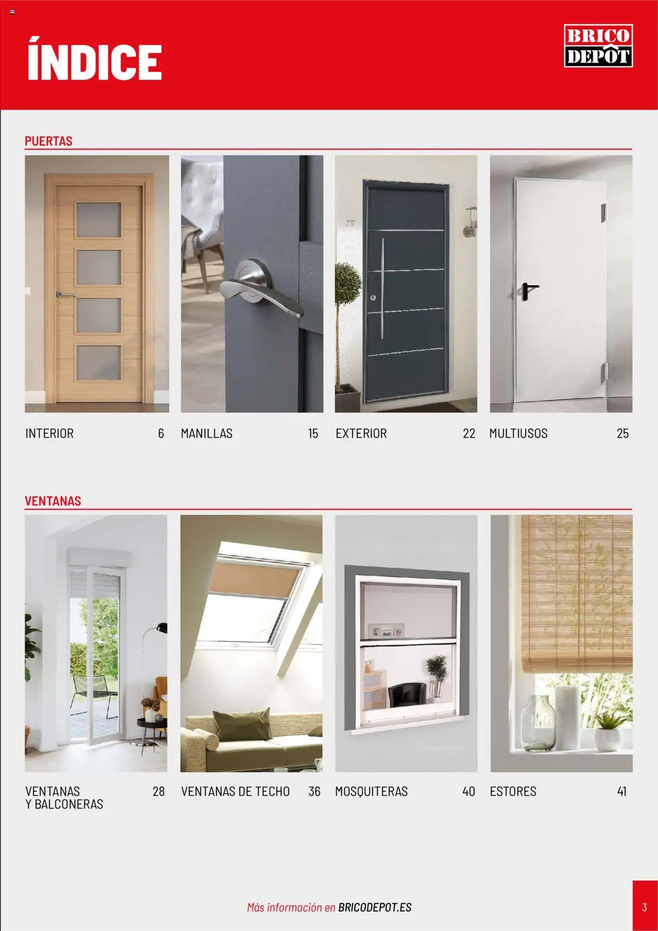 Brico Depôt Puertas y ventanas │ válido desde el 23.07.2025 | Página: 3
