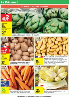 Carrefour - Prévisualisation de Carrefour catalogue semaine 12 valide à partir de 17.03.2026 | Page: 27 | Produits: Pomme, Artichaut, Pomme de terre, Carotte