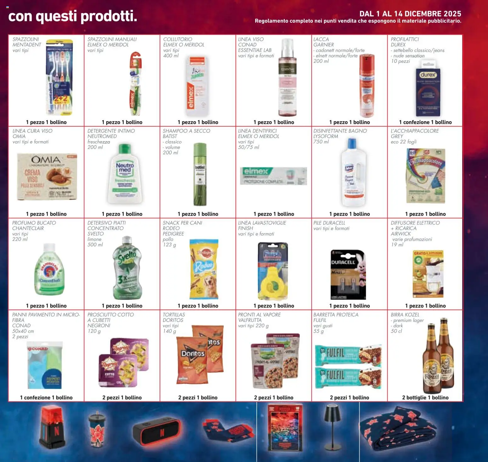 Volantino Conad del 03.12.2025 | Pagina: 45 | Prodotti: Pollo, Collutorio, Pavimento, Profumo