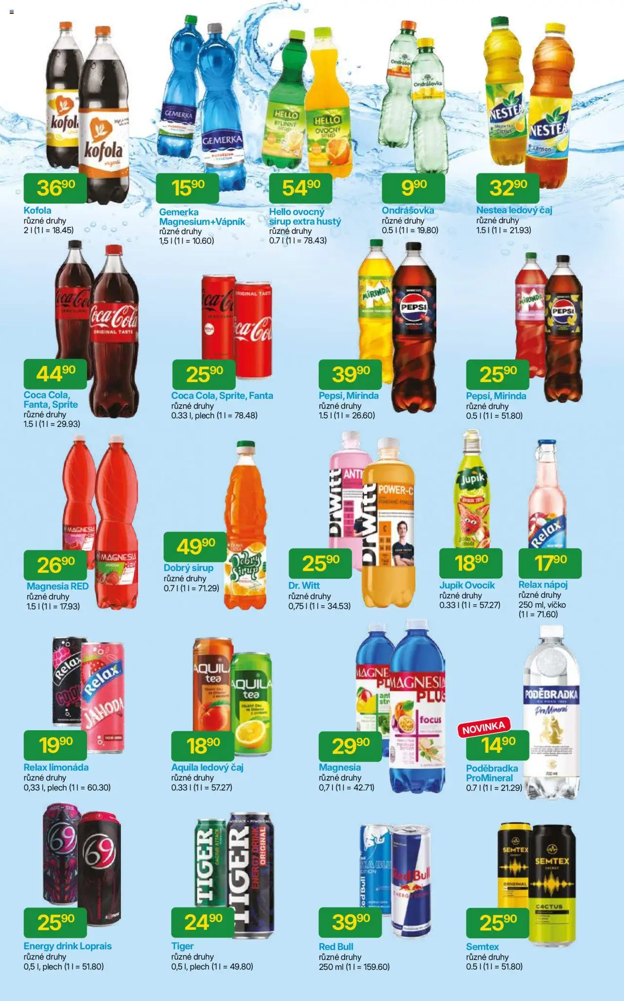 Hruška katalog od 06.08.2025 | Strana: 12 | Produkty: Limonáda, Pepsi, Coca cola, Sirup