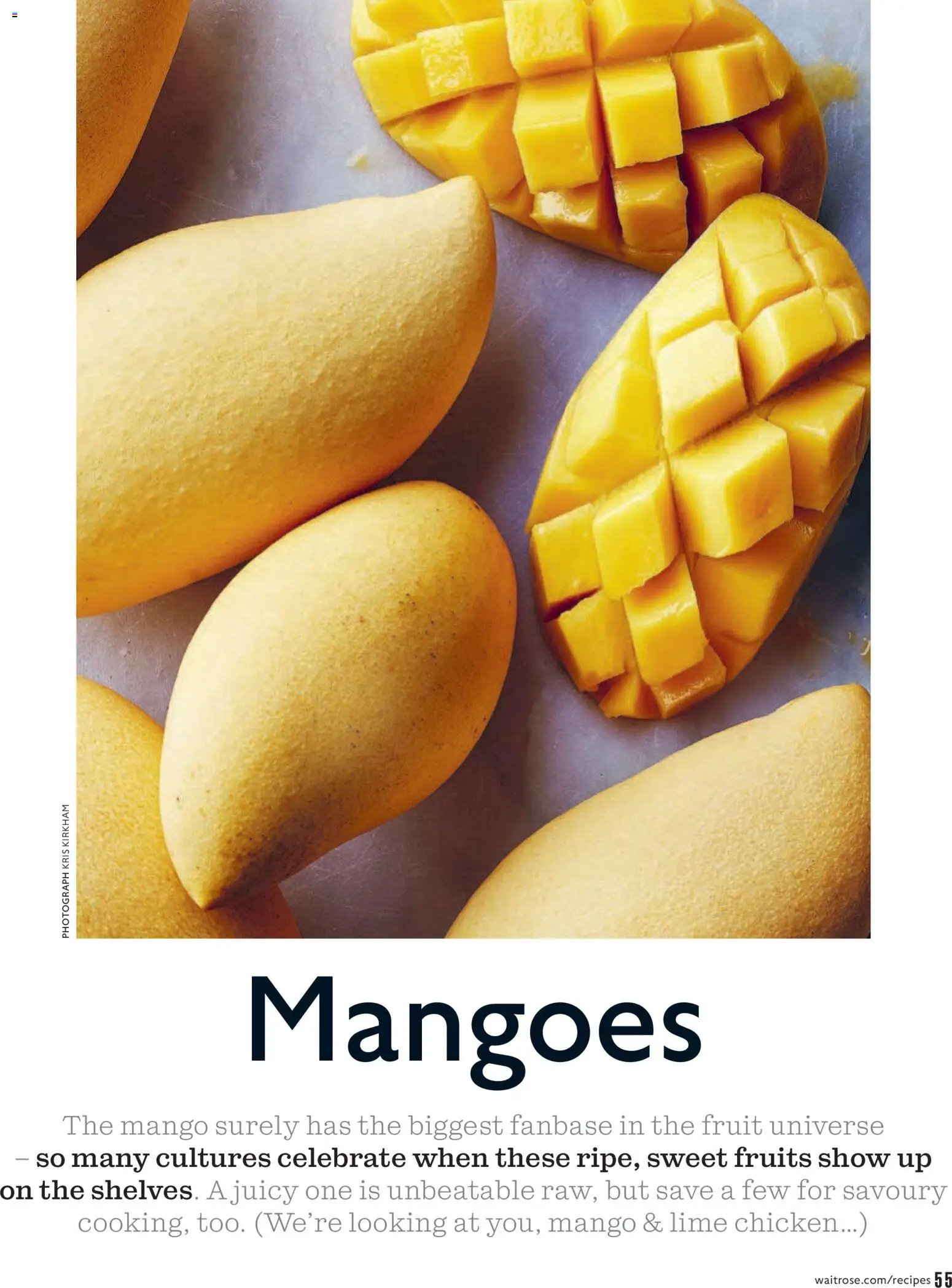 {H1} | Page: 55 | Products: Chicken, Mango