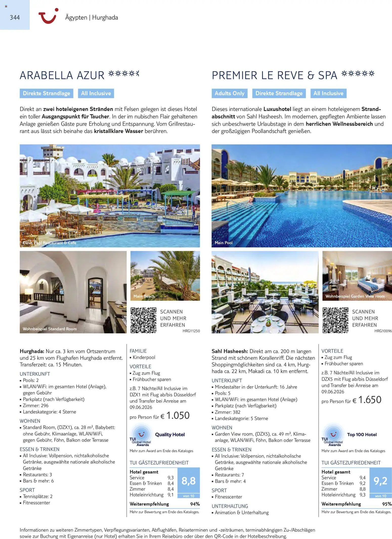 Aida  Südeuropa & Nordafrika 2026/27 – gültig ab 01.01.2026 | Seite: 344 | Produkte: Top, Babybett, Wasser