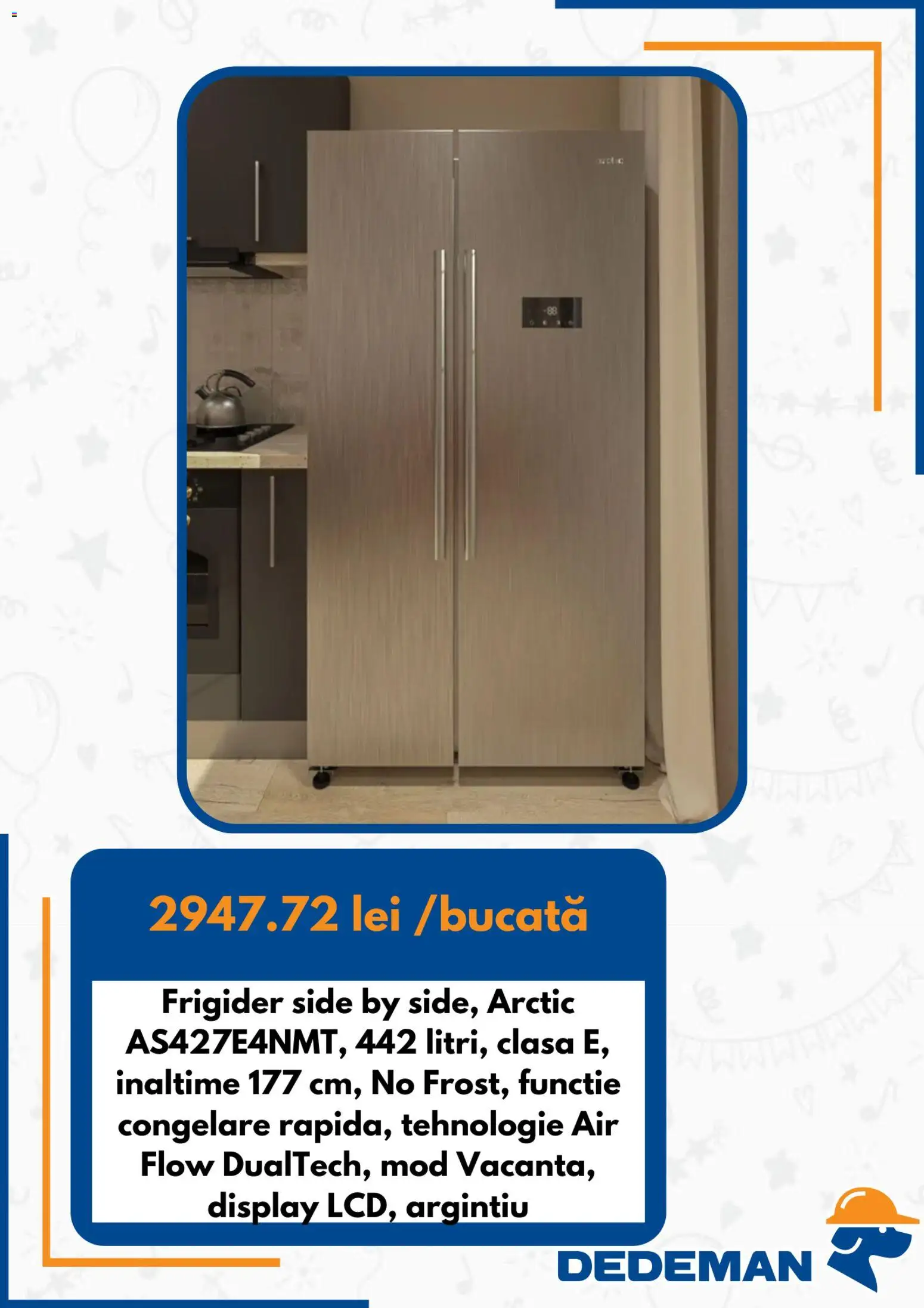 Noul catalog Dedeman – valabil de la 12.12.2025 | Pagină: 4 | Produse: Frigider