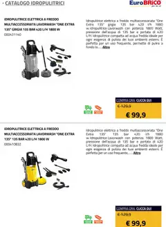 Anteprima del volantino Eurobrico Idropulitrici catalogo valido a partire dal 23.07.2025 | Pagina: 27 | Prodotti: Acqua, Idropulitrice