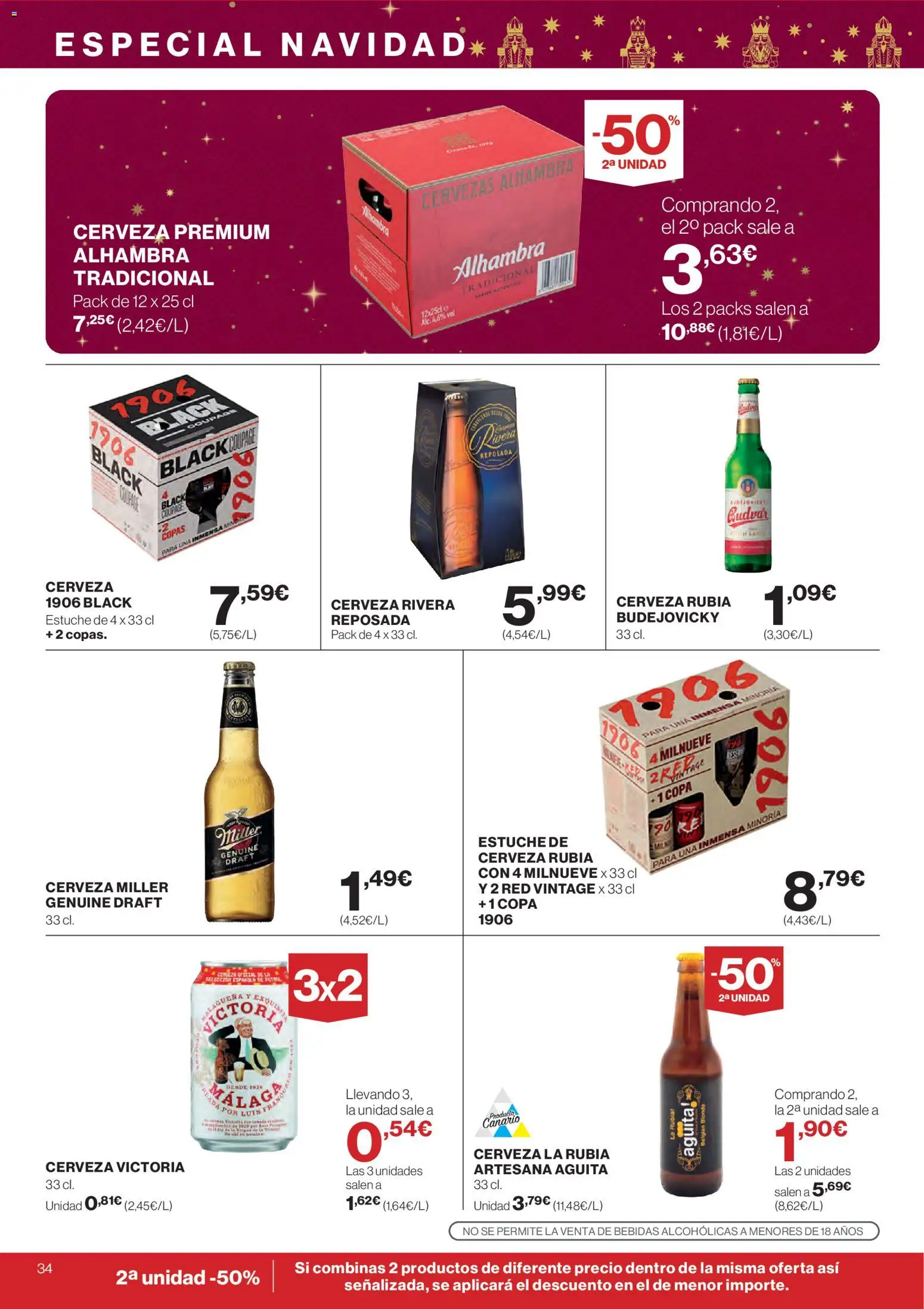 Supercor Canarias │ válido desde el 04.12.2025 | Página: 34 | Productos: Cerveza