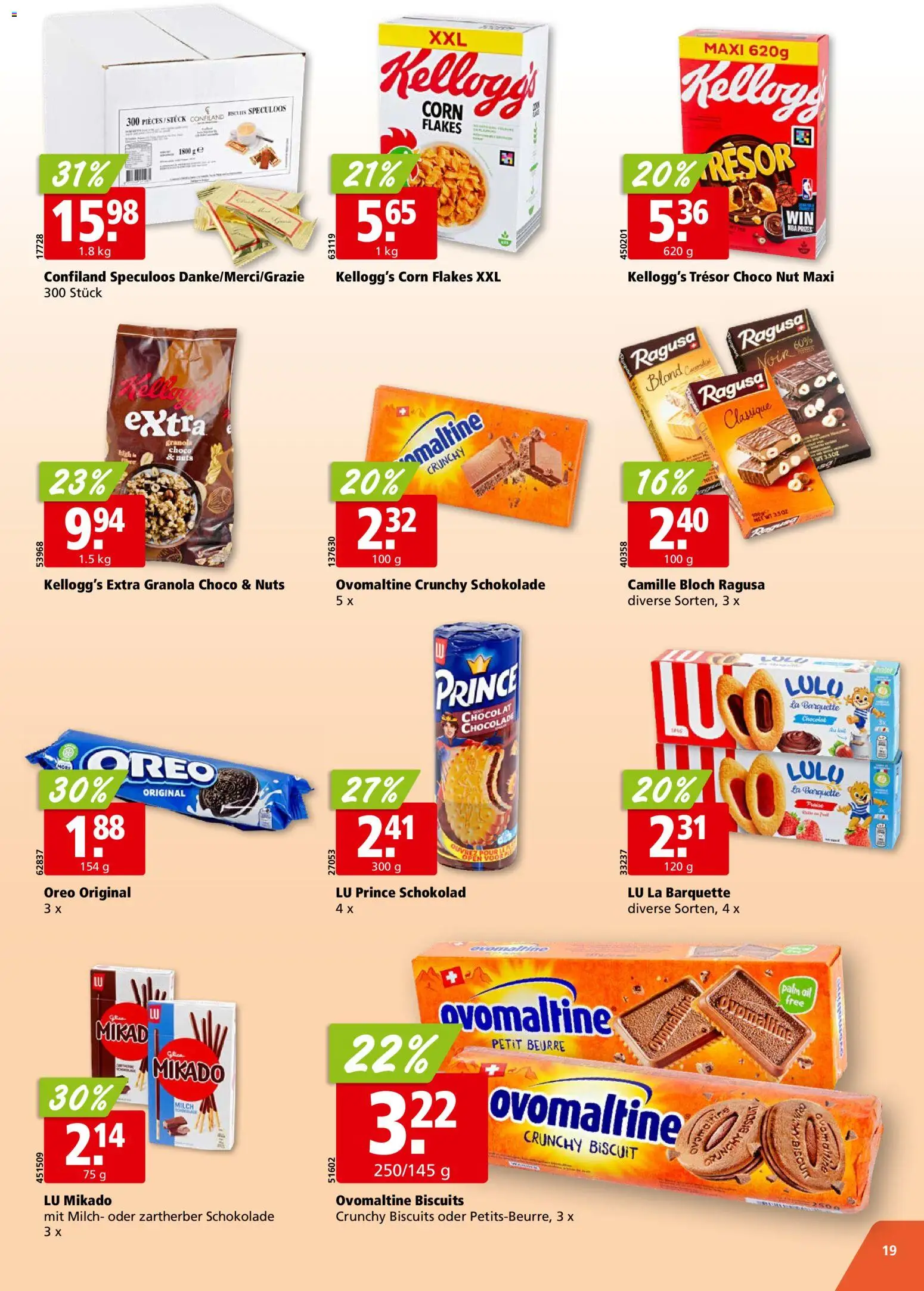 Aligro aktionen Chavannes, Matran, Genf, Sitten – gültig ab 27.05.2026 | Seite: 19 | Produkte: Milch, Schokolade