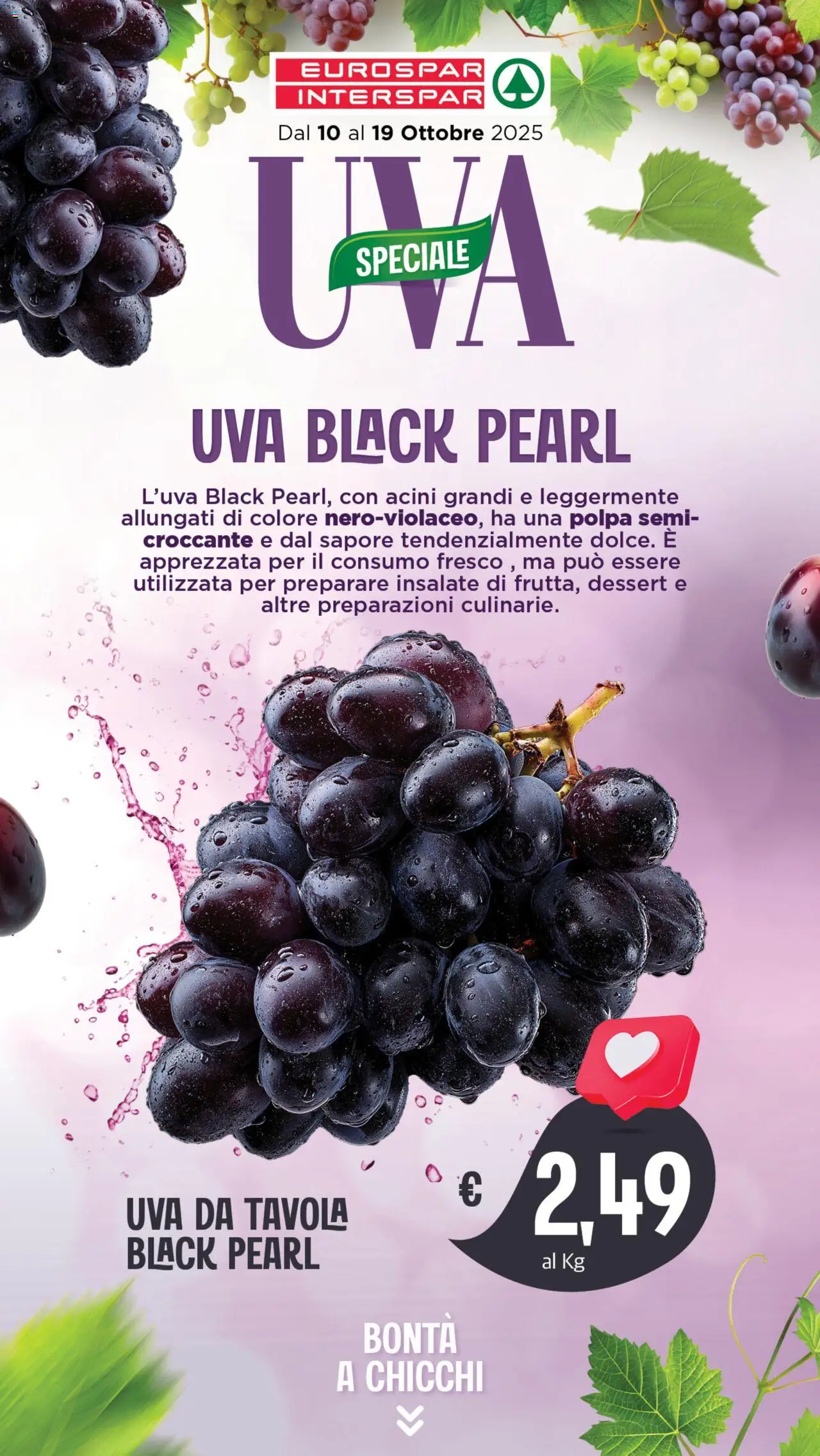 Volantino Interspar del 10.10.2025 | Pagina: 11 | Prodotti: Uva