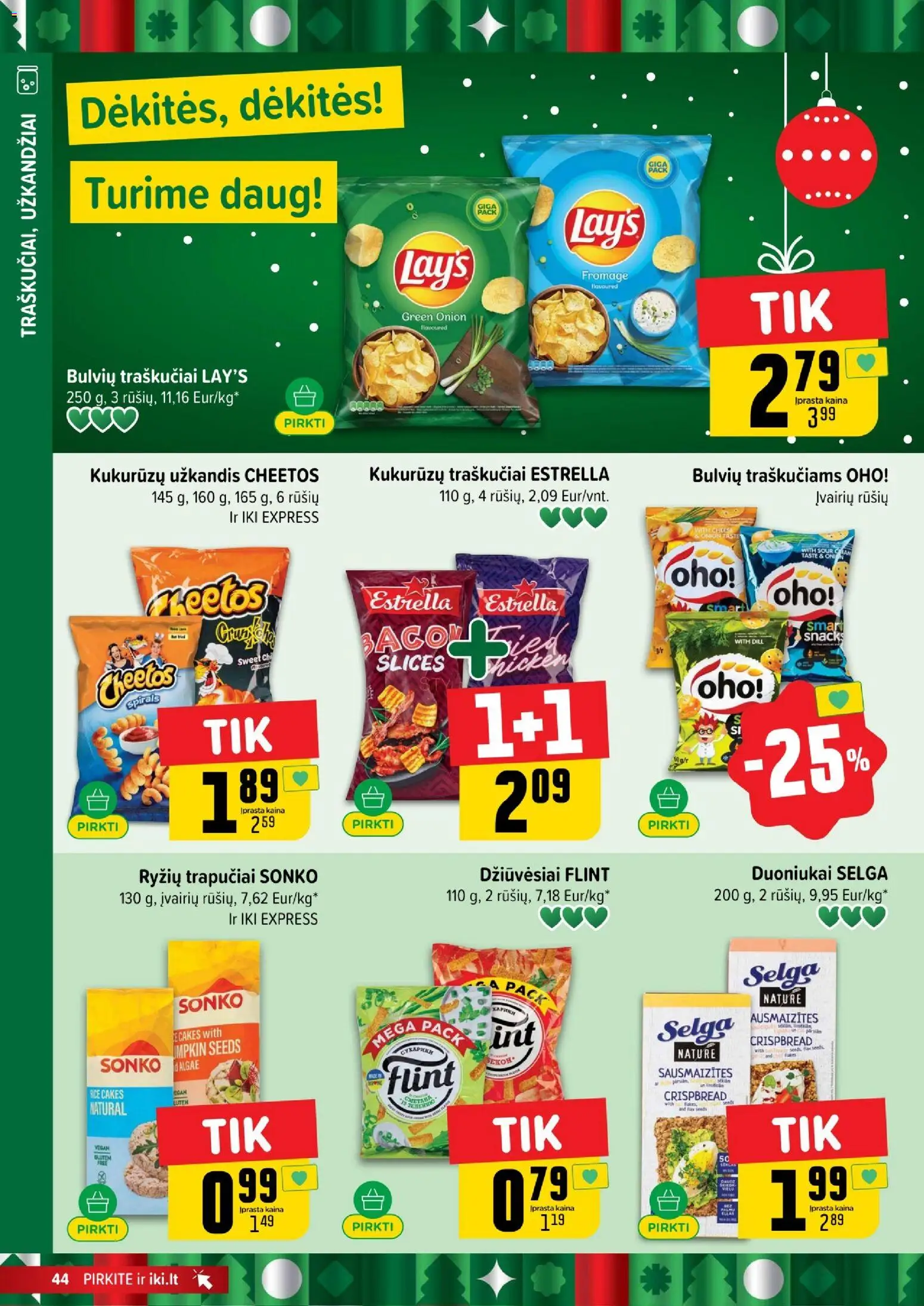 IKI akcijos nuo 08.12.2025 | Puslapis: 44 | Prekių: Traškučiai
