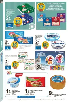 Vista previa E.Leclerc folleto válido desde el 08.10.2025 | Página: 12 | Productos: Γραβάτα, Queso, Té, Queso cottage