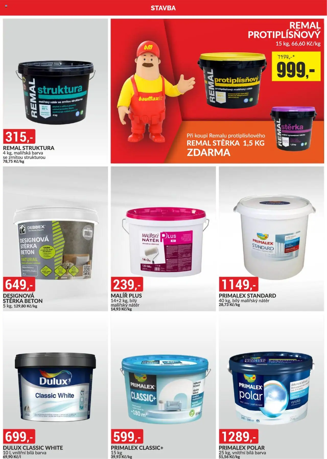 BAUMAX leták od 01.10.2025 | Strana: 27 | Produkty: Primalex Polar, Primalex