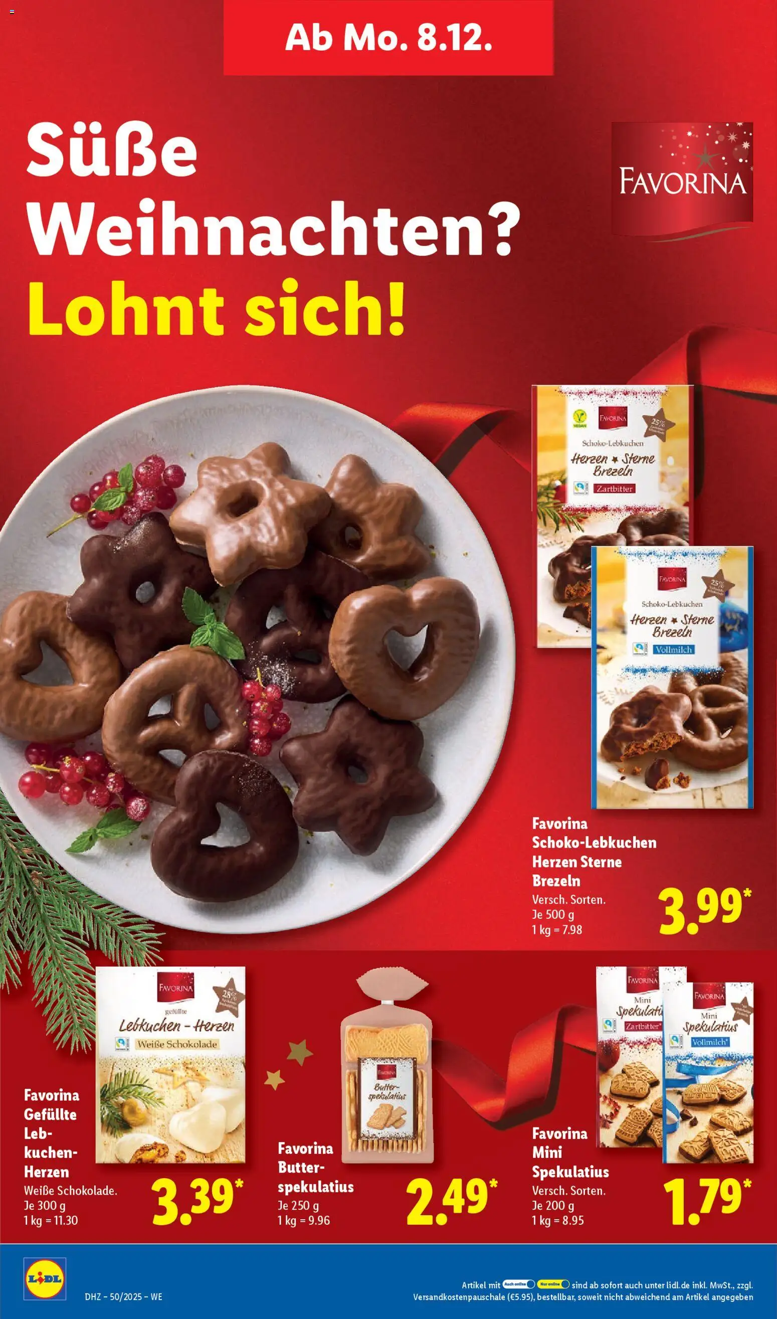 Lidl Prospekt Aarbergen – gültig ab 08.12.2025 | Seite: 32 | Produkte: Butter, Schokolade, Kuchen