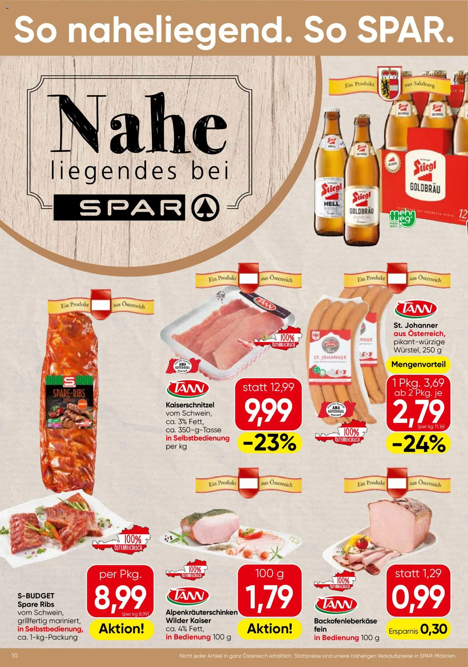 Spar Flugblatt - Steiermark gültig ab 09.04.2026 | Seite: 10